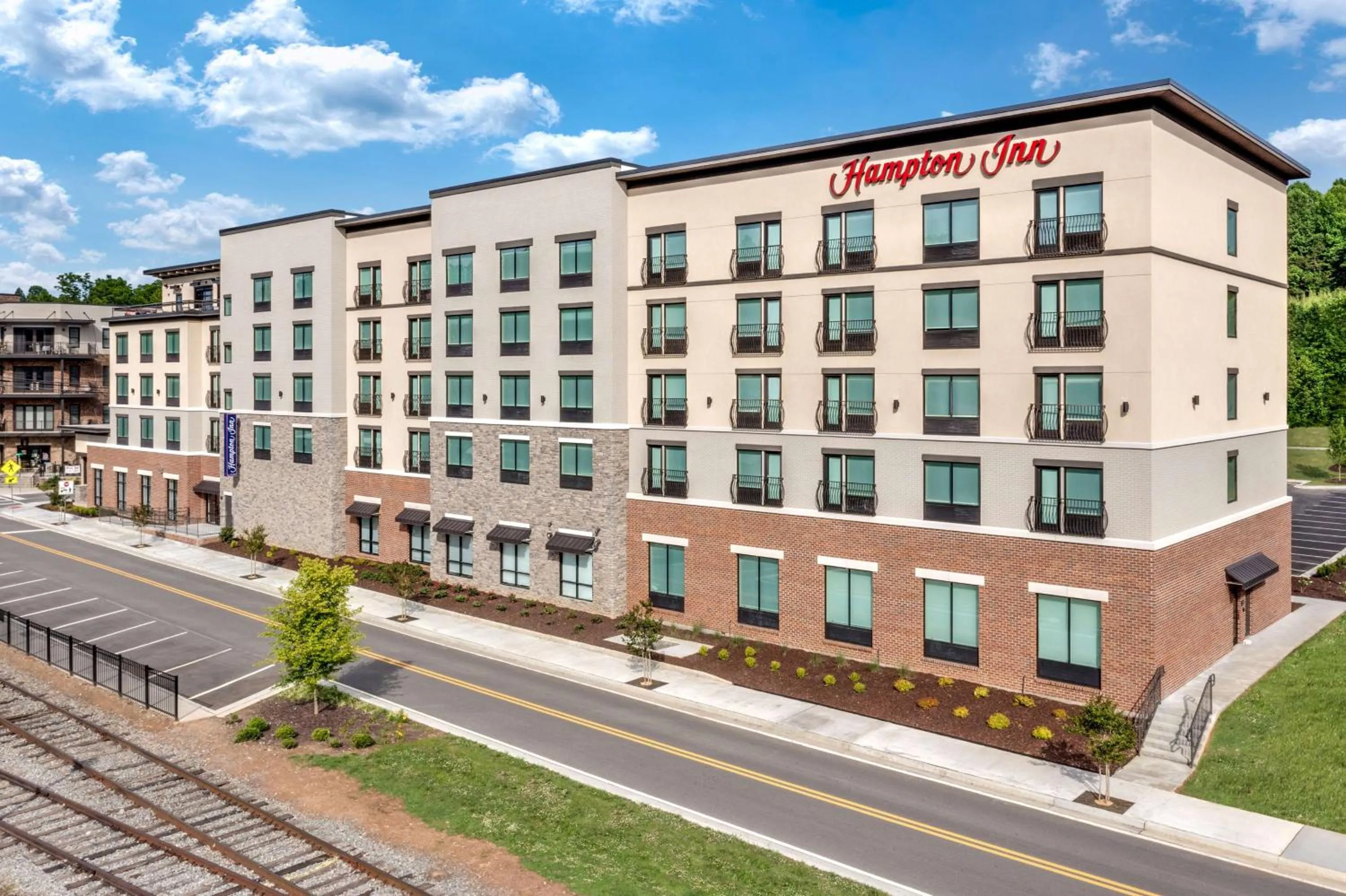 Property building in Hampton Inn Blue Ridge, GA