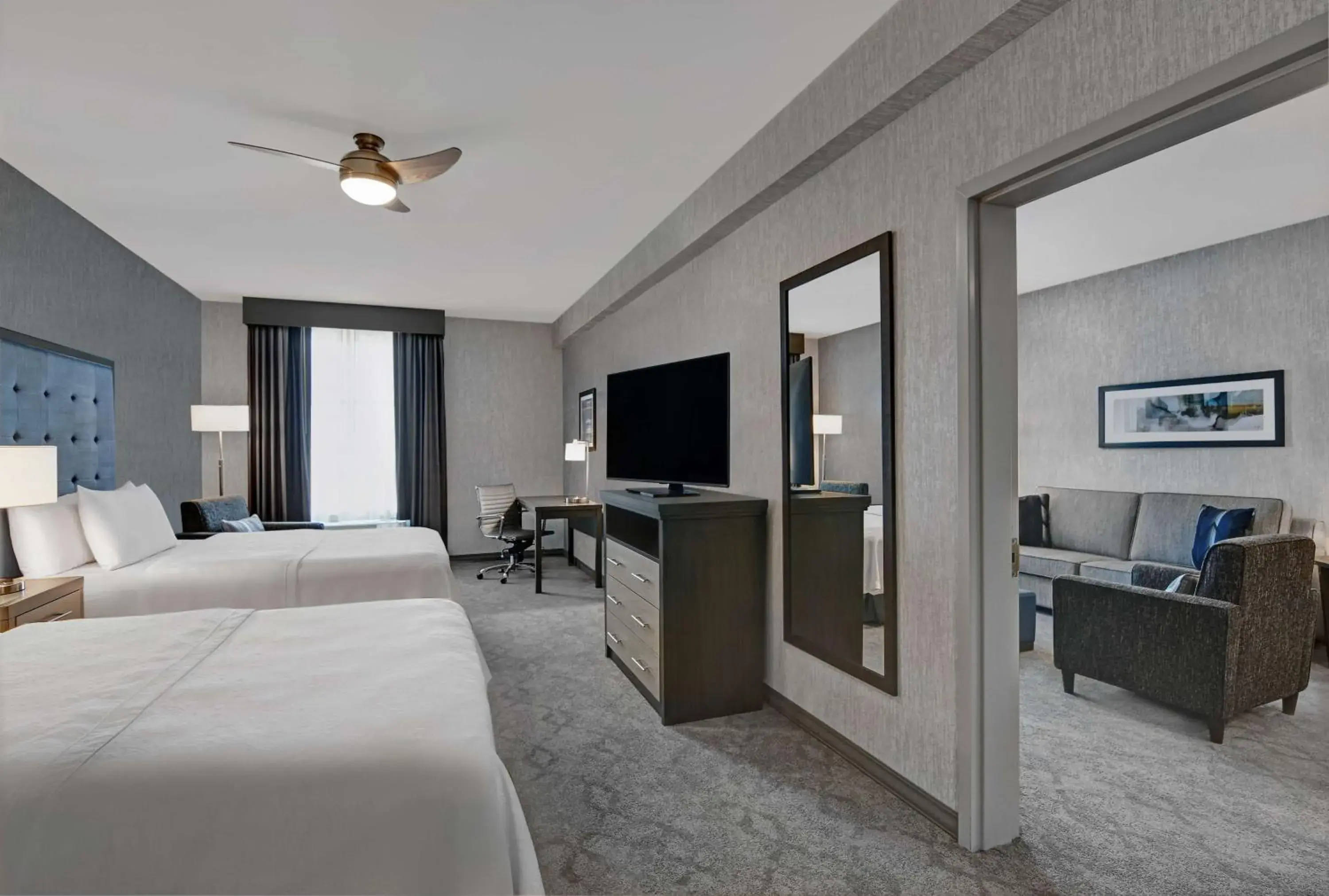 One-Bedroom Queen Suite with Two Queen Beds - Non-Smoking in Homewood Suites By Hilton Edison Woodbridge, NJ One-Bedroom Queen Suite with Two Queen Beds - Non-Smoking in Homewood Suites By Hilton Edison Woodbridge, NJ