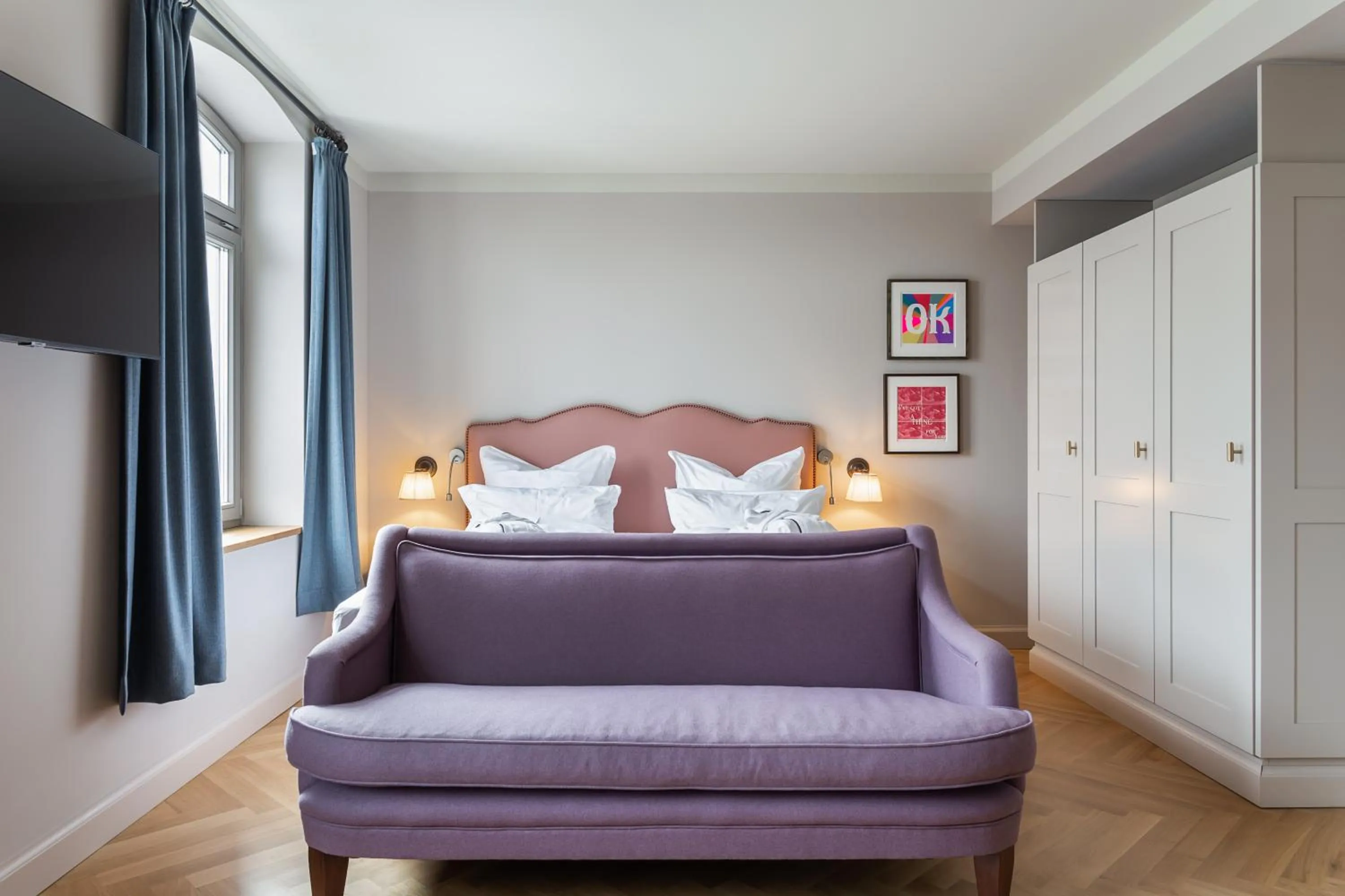 Photo of the whole room, Bed in Mimosa Suites