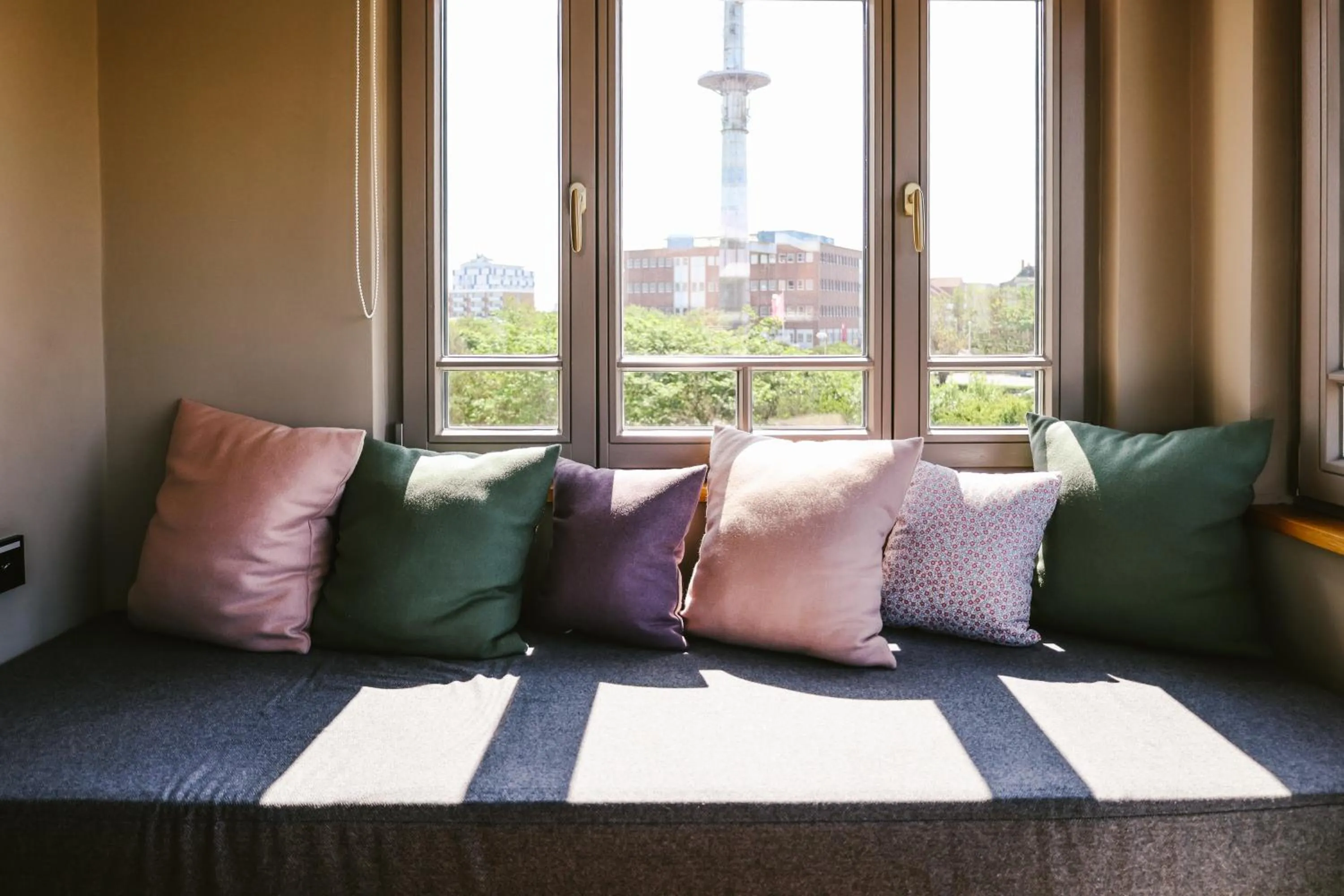 Seating area in Mimosa Suites