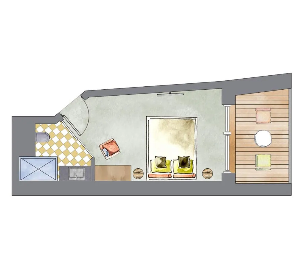 Photo of the whole room in Hotel Kristall