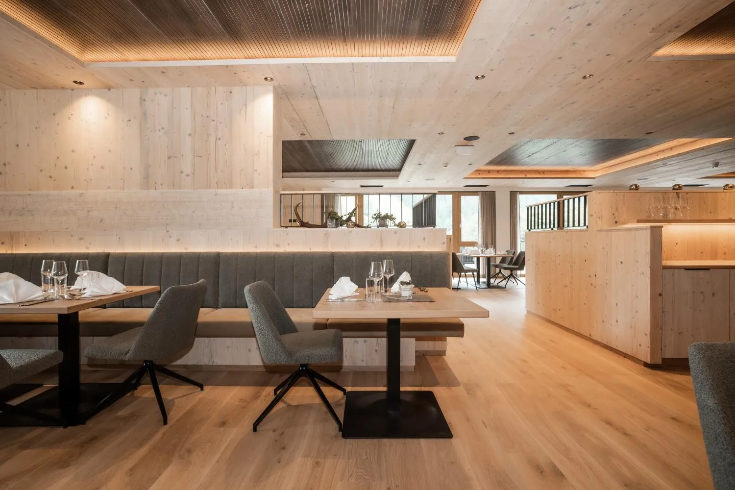 Seating area in Hotel Kristall