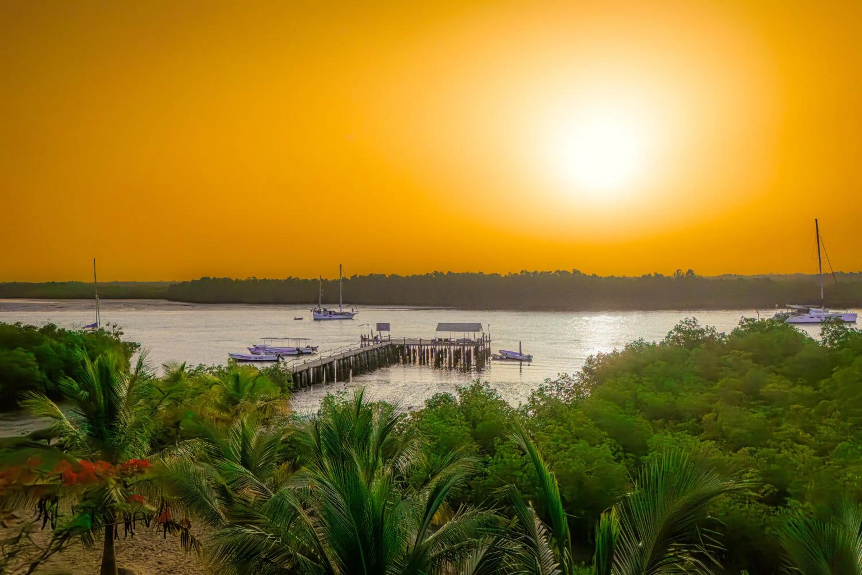 Bird's eye view in Keur Saloum Resort