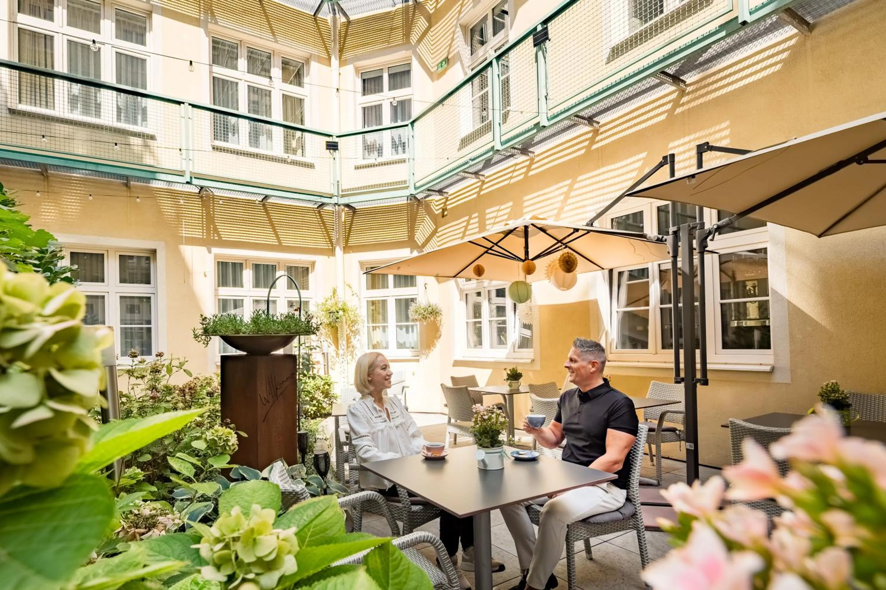 Garden in Hotel Josefshof am Rathaus