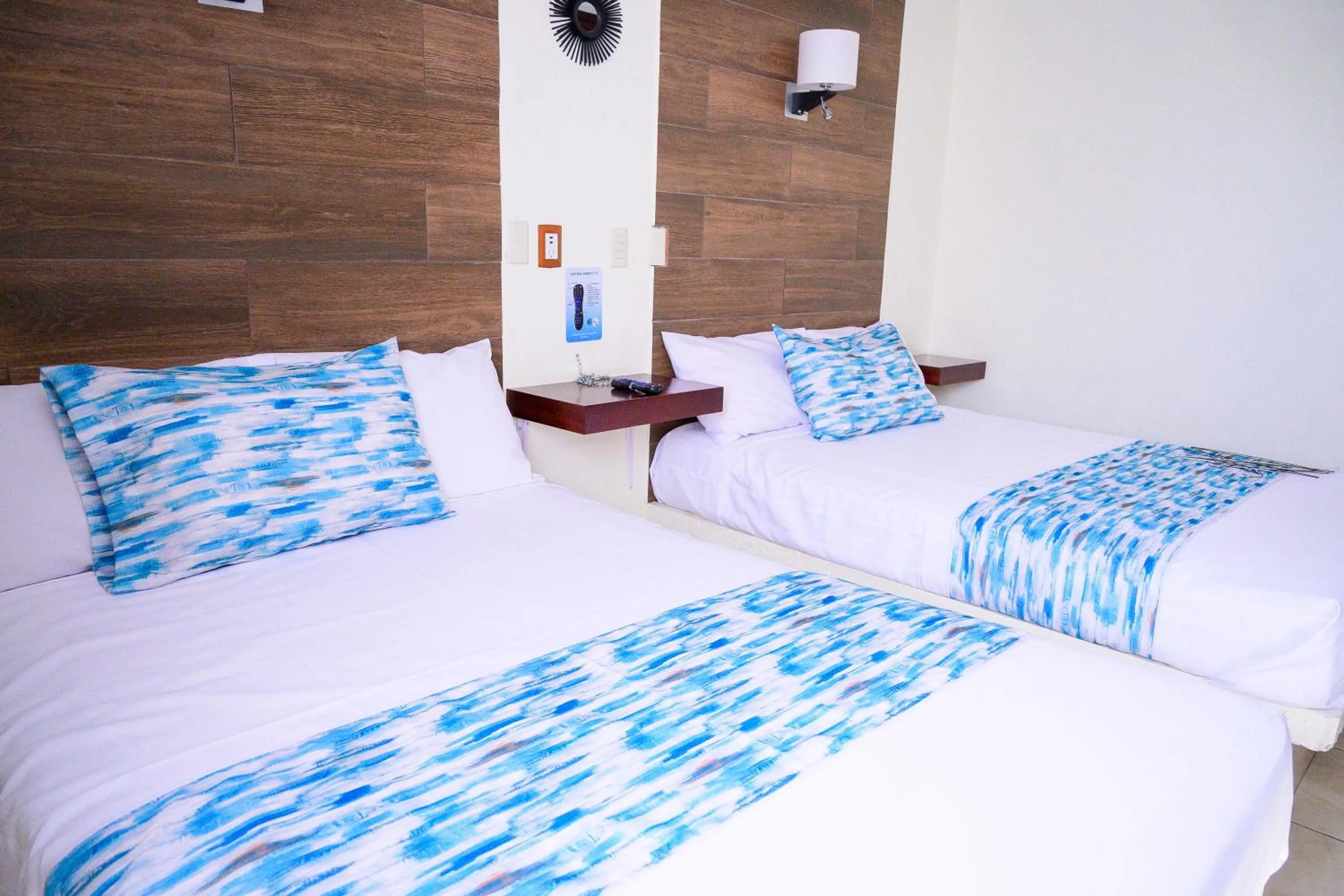 Bed in Hotel Acuario En Ocotlán