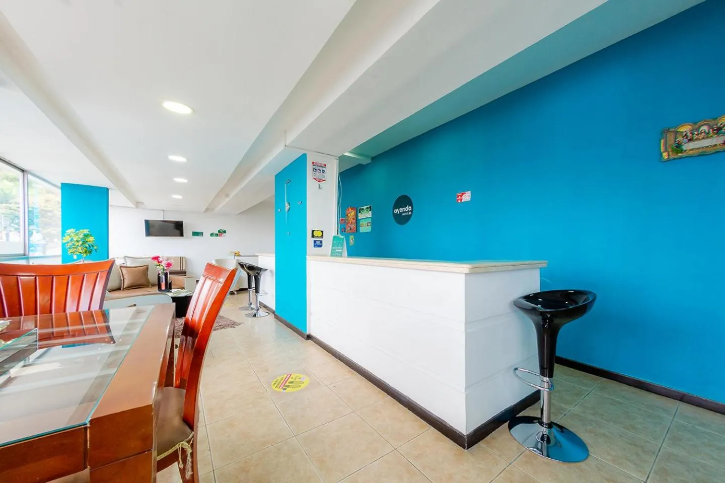Lobby or reception in Ayenda Portal del Cable