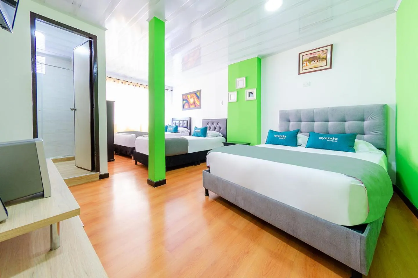 Bed in Ayenda Portal del Cable