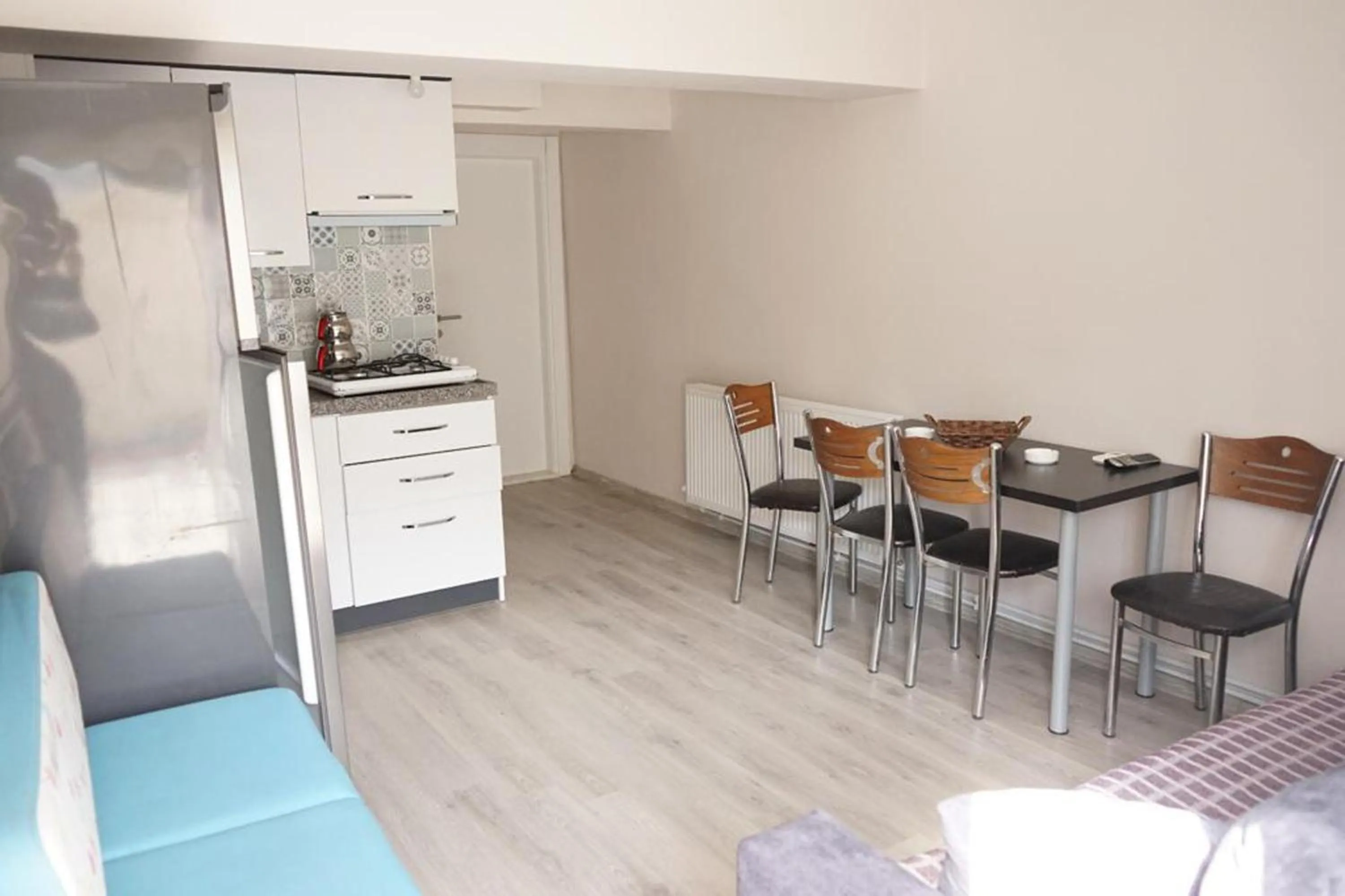 Kitchen or kitchenette in Ören Konak Apart Otel