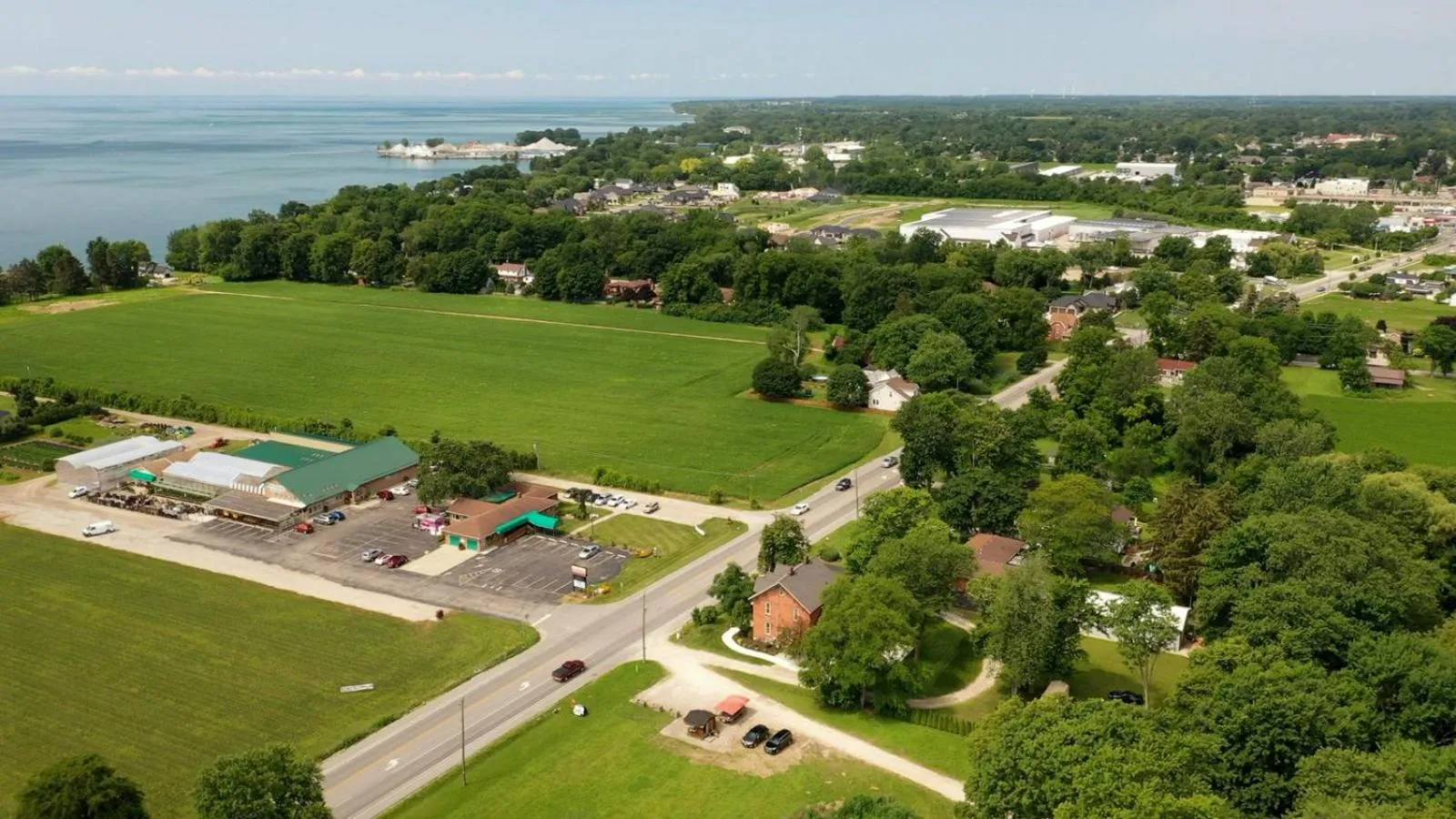 Bird's eye view in The Woodbridge House