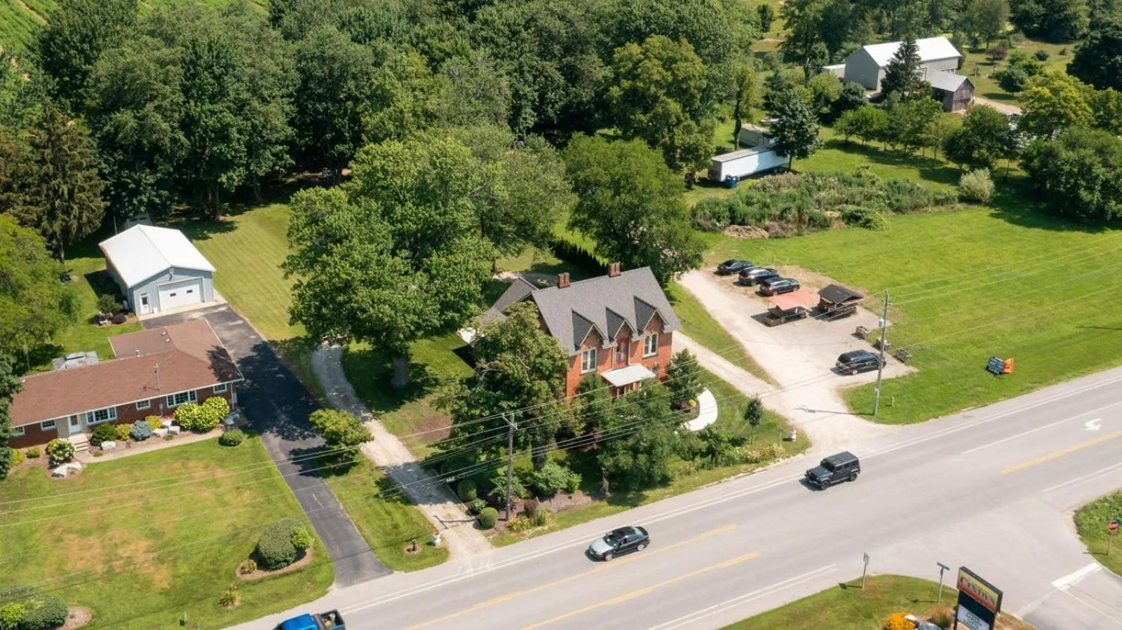 Bird's eye view in The Woodbridge House
