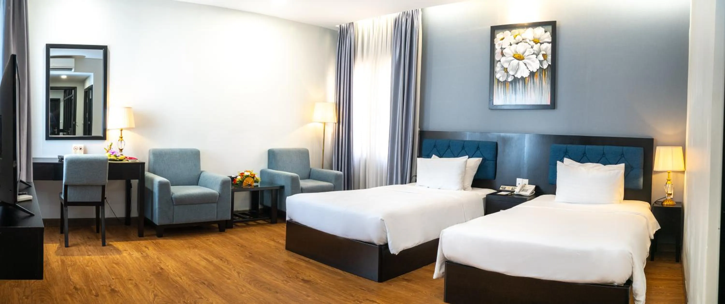 Bed in Royal Hotel Saigon