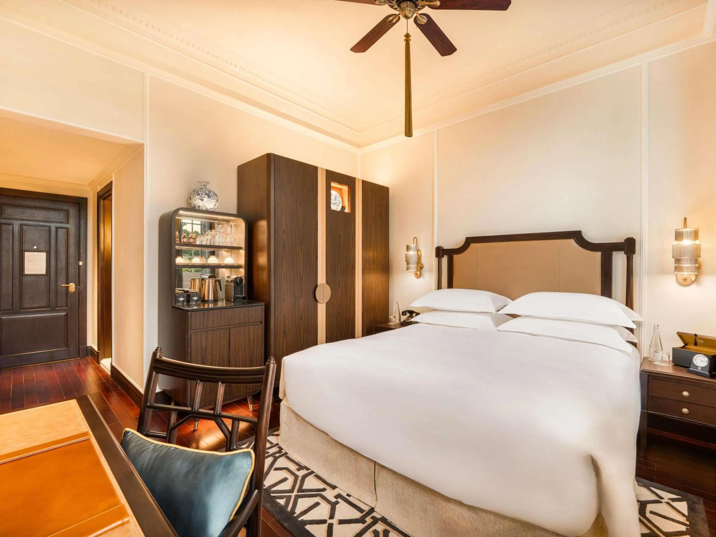 Bedroom, Bed in Sofitel Legend Metropole Hanoi