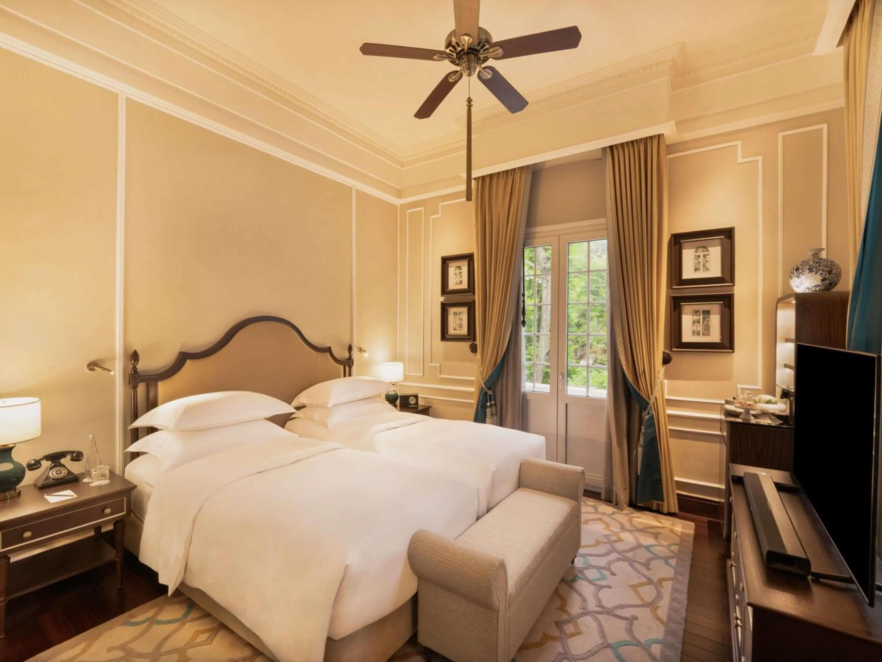 Bedroom, Bed in Sofitel Legend Metropole Hanoi