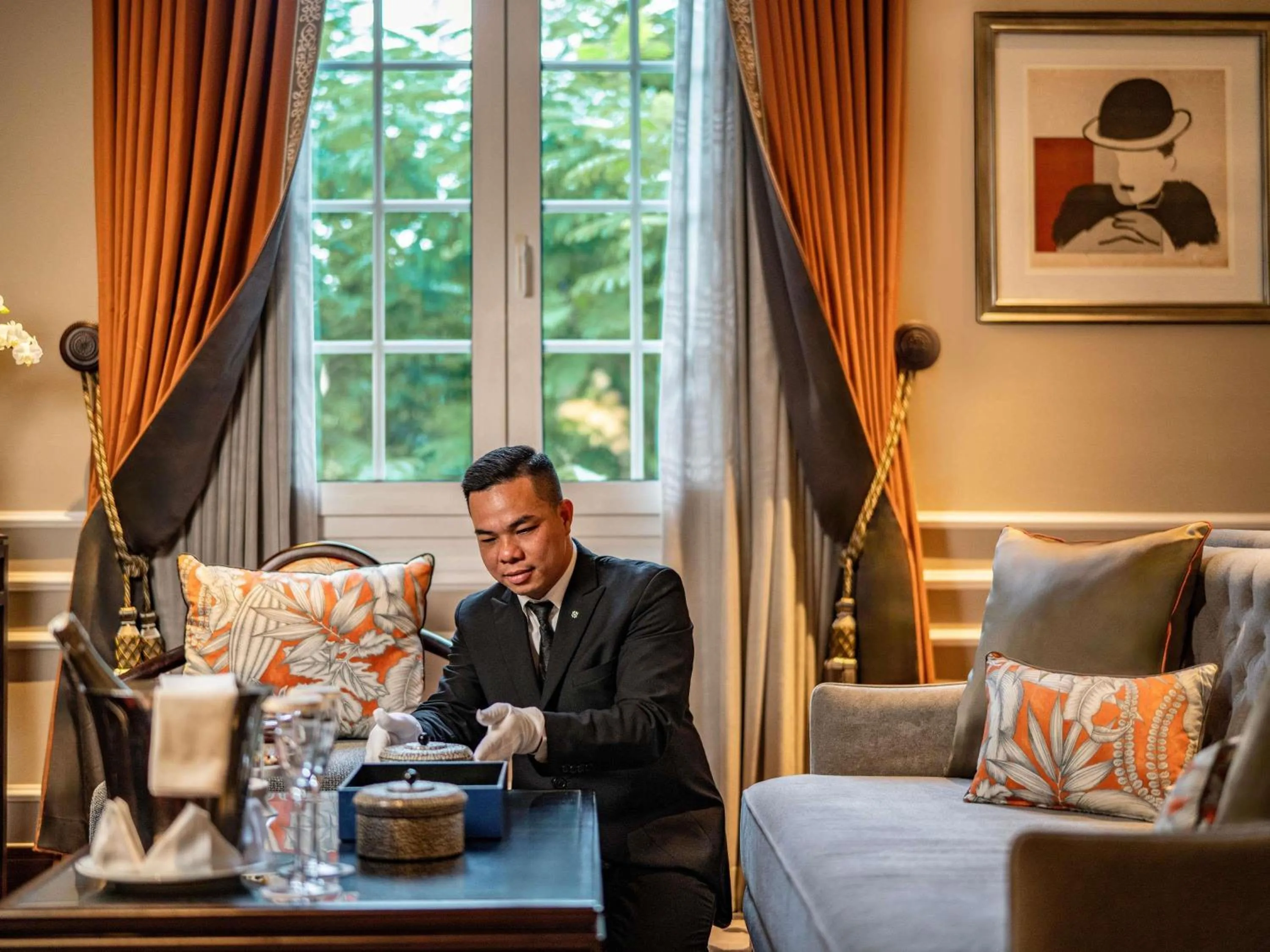 Bedroom in Sofitel Legend Metropole Hanoi