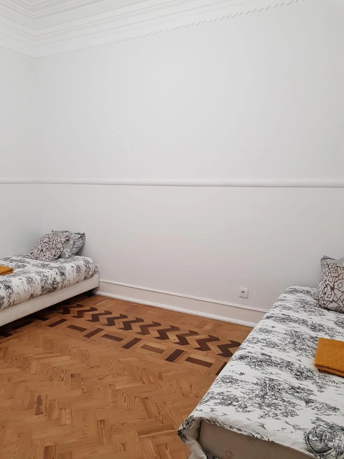 Bed in Rainbow Guest House