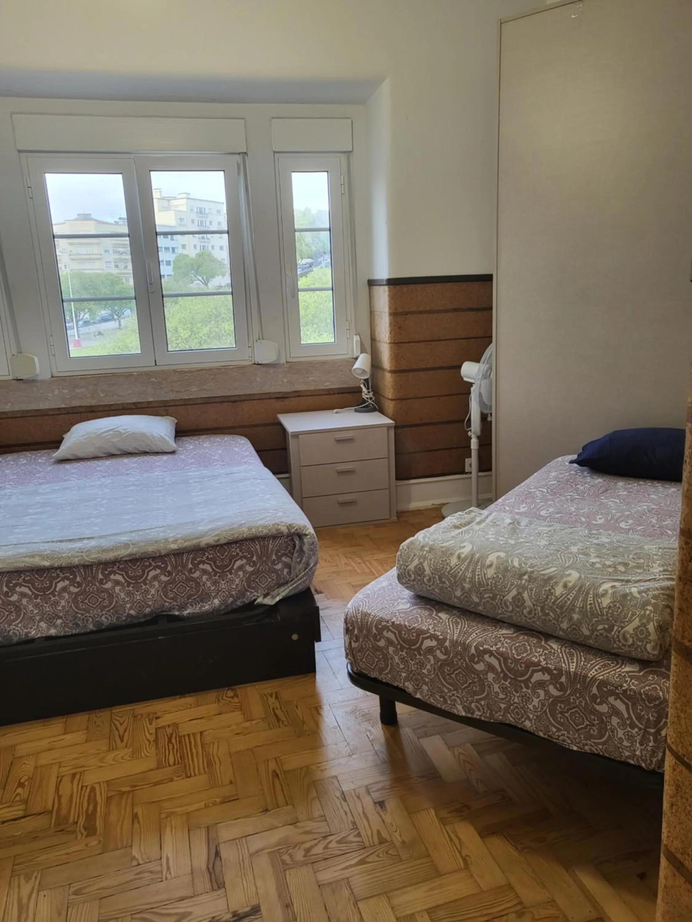 Bed in Rainbow Guest House