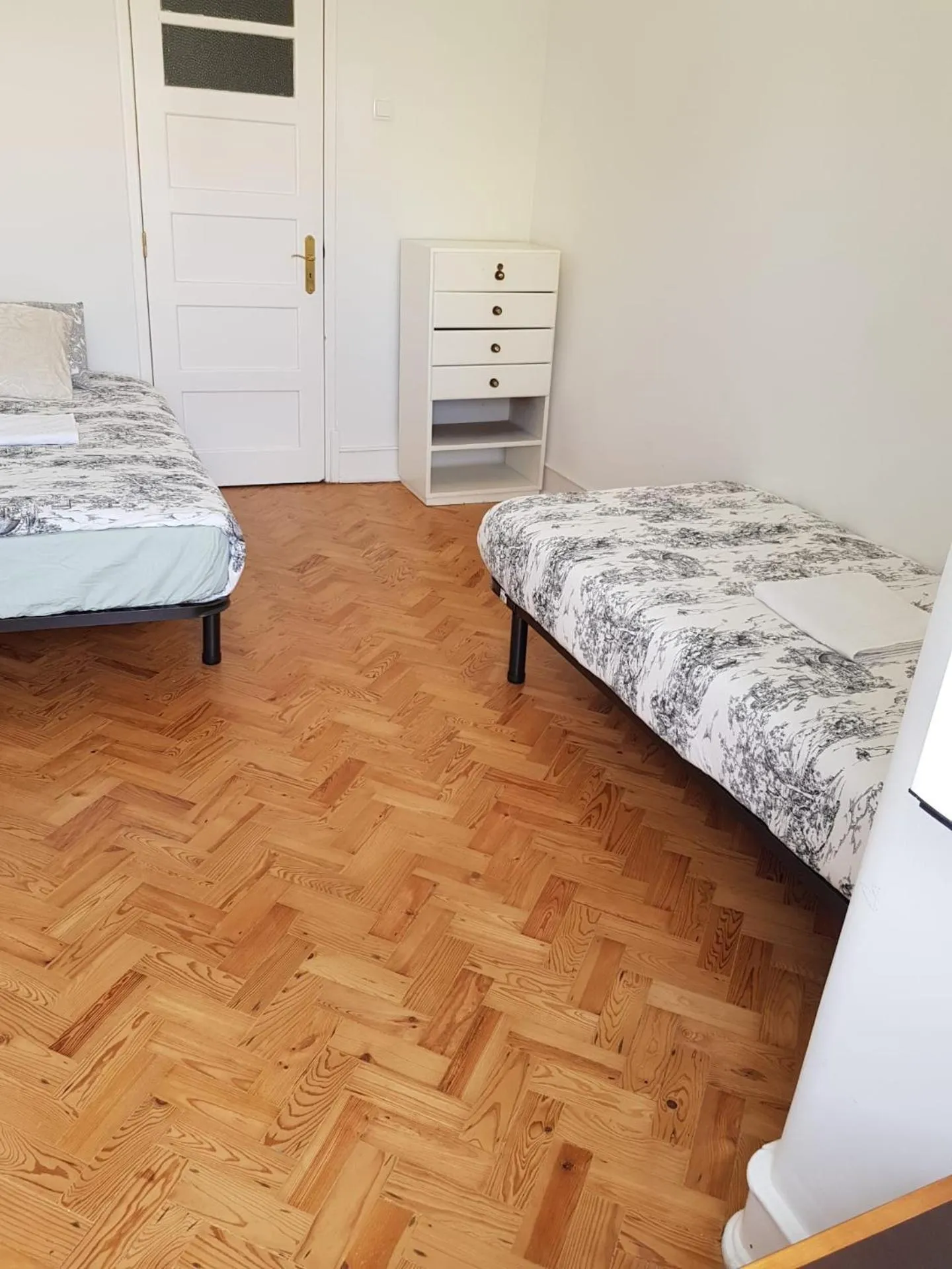 Bed in Rainbow Guest House