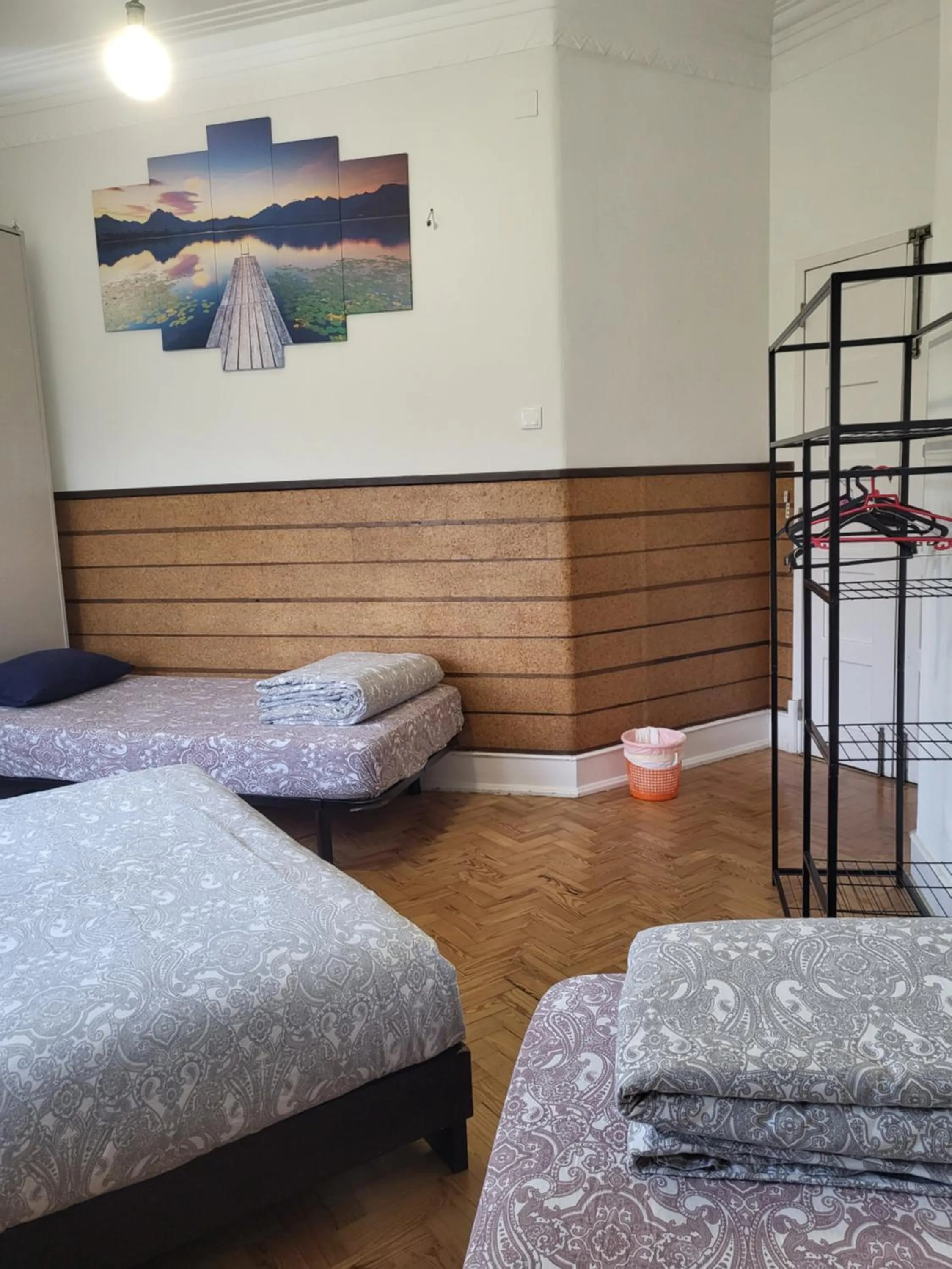 Bed in Rainbow Guest House