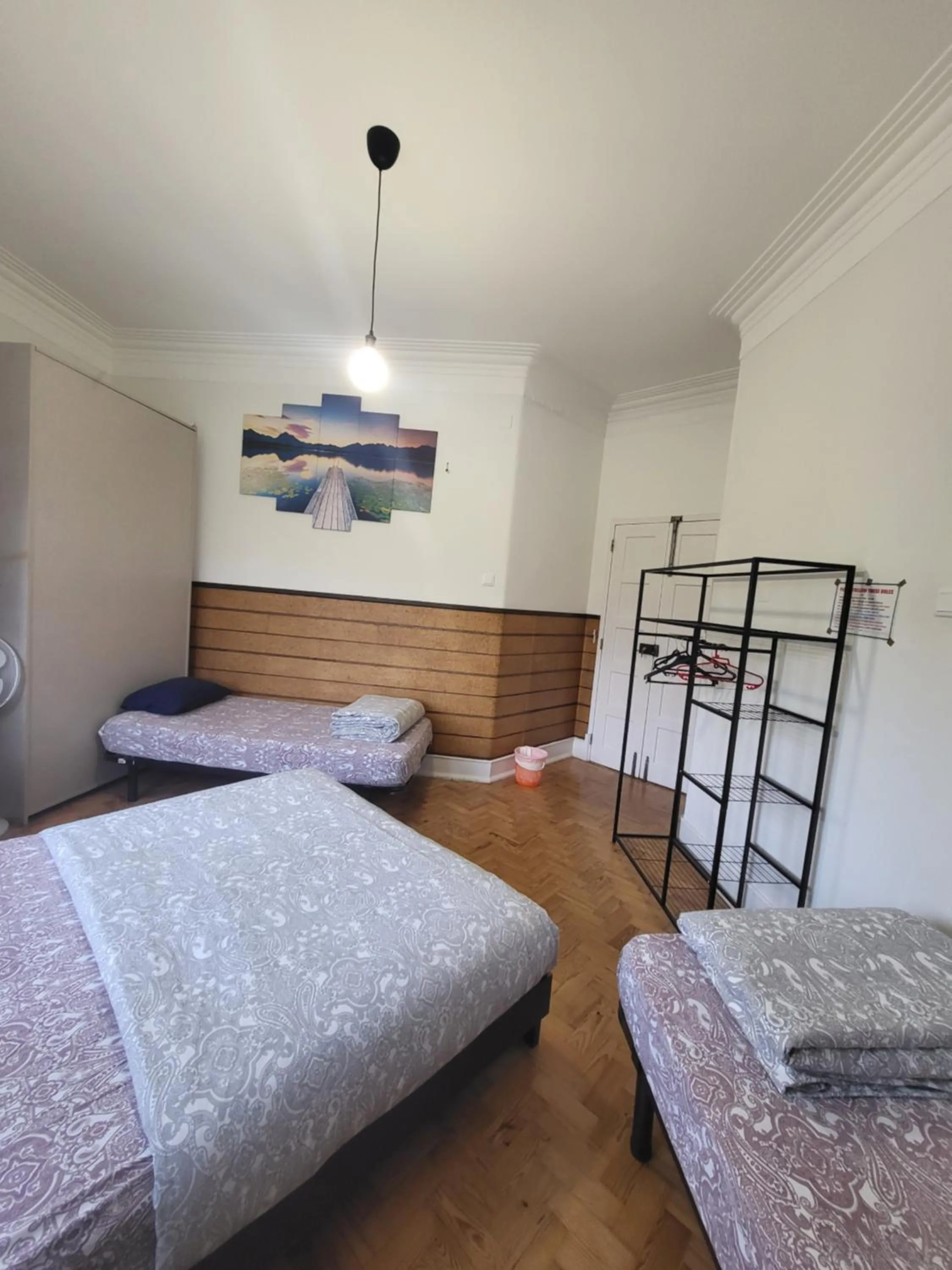 Bed in Rainbow Guest House