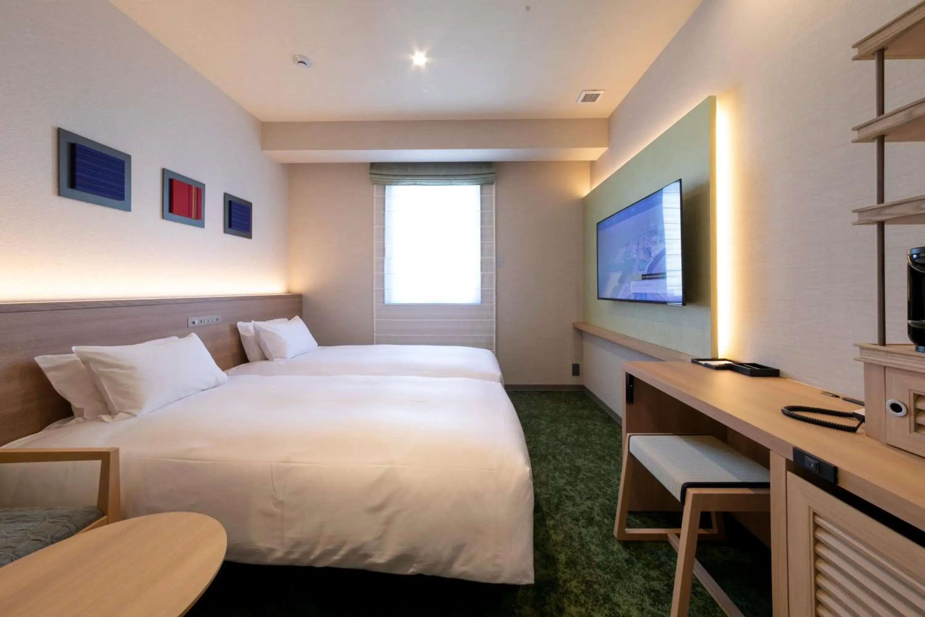 Moderate Twin Room in S-Peria Hotel Fukuoka Nakasu Moderate Twin Room in S-Peria Hotel Fukuoka Nakasu