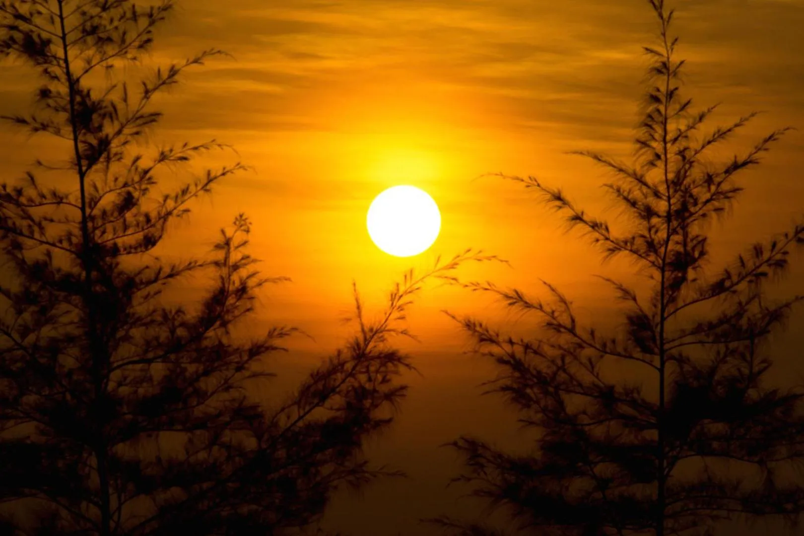 Sunset in Le Coral Resort