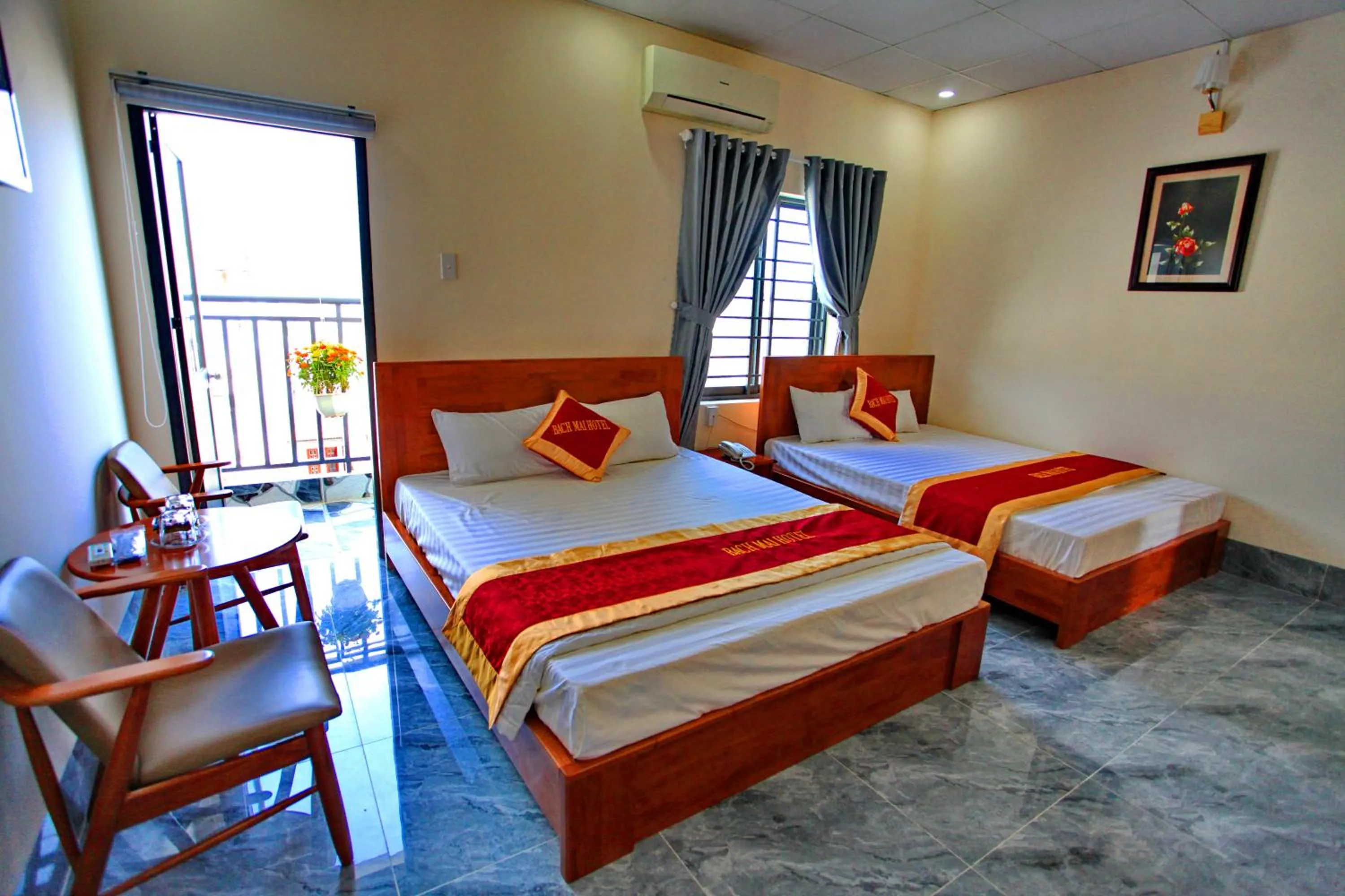 Bed in Khách sạn Bạch Mai Vũng Tàu - Bach Mai Vung Tau hotel