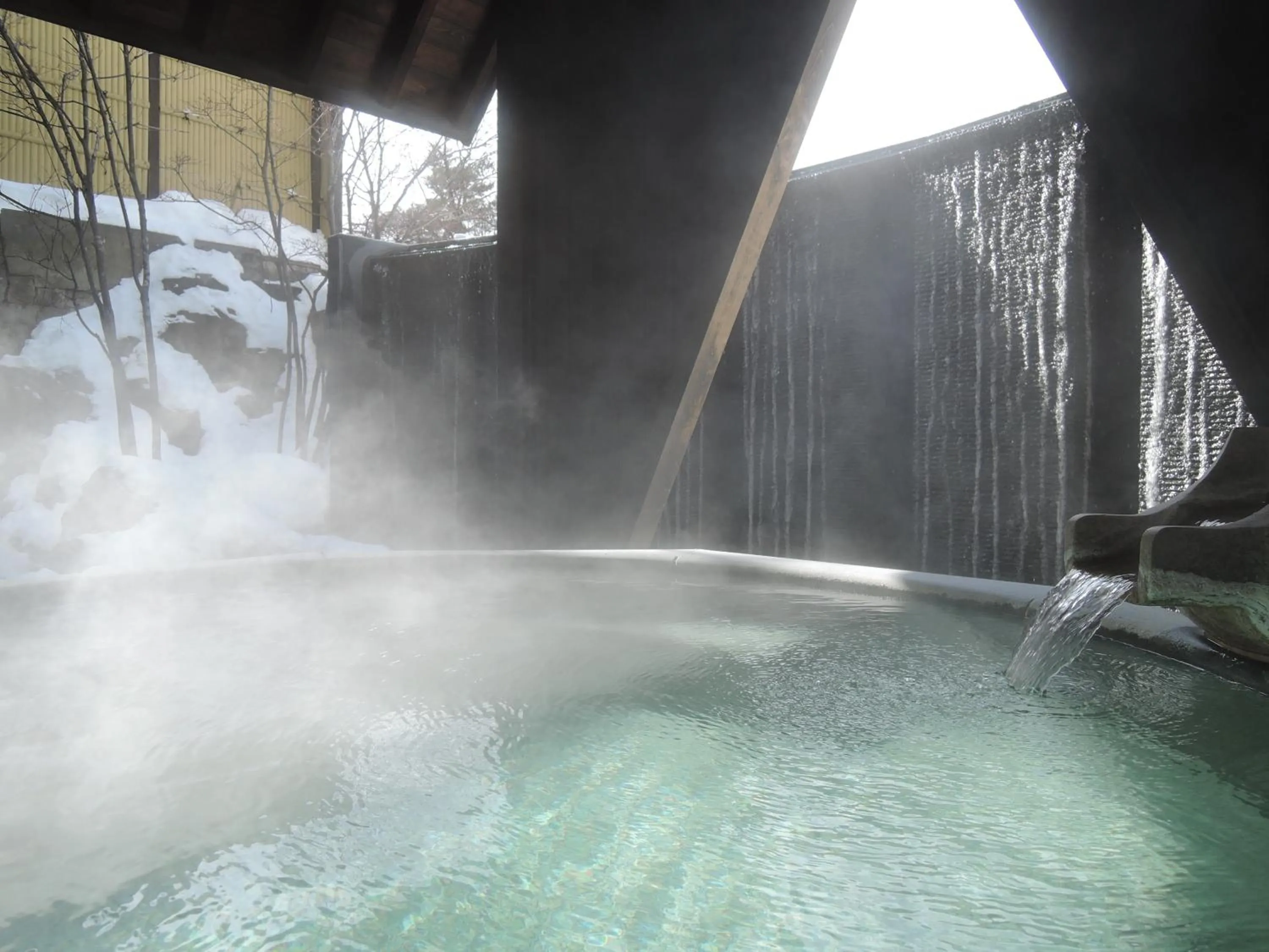 Day in Kusatsu Onsen Hotel Village