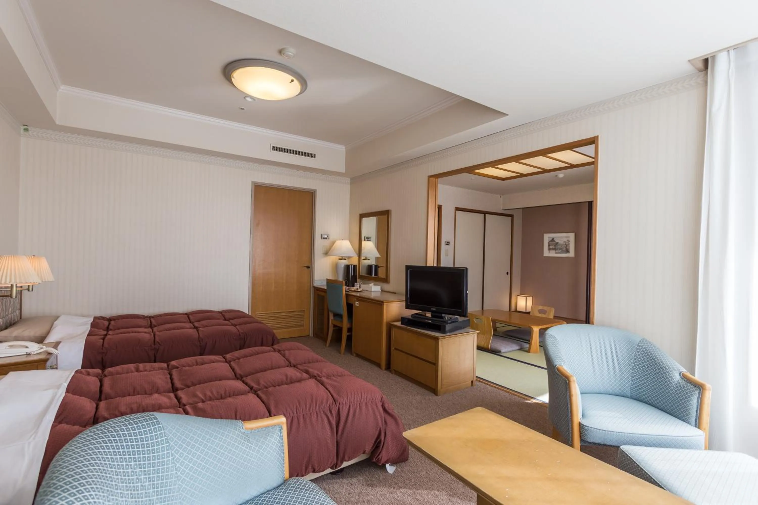 Photo of the whole room, Bed in Kusatsu Onsen Hotel Village