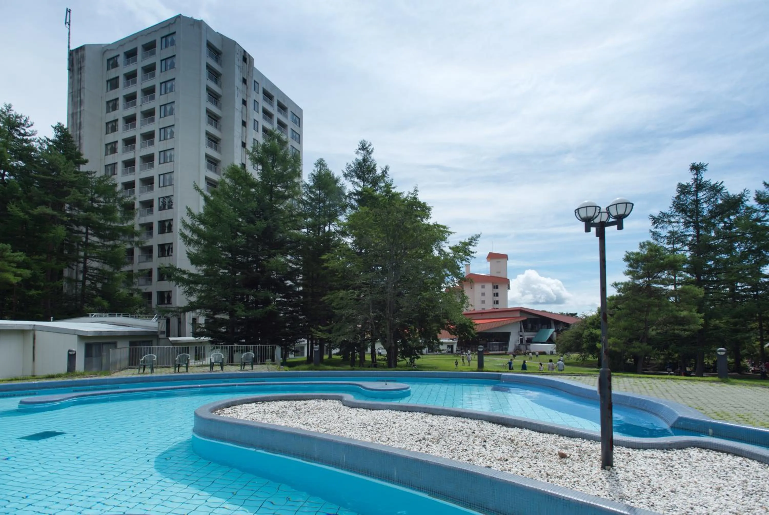 Property building in Kusatsu Onsen Hotel Village