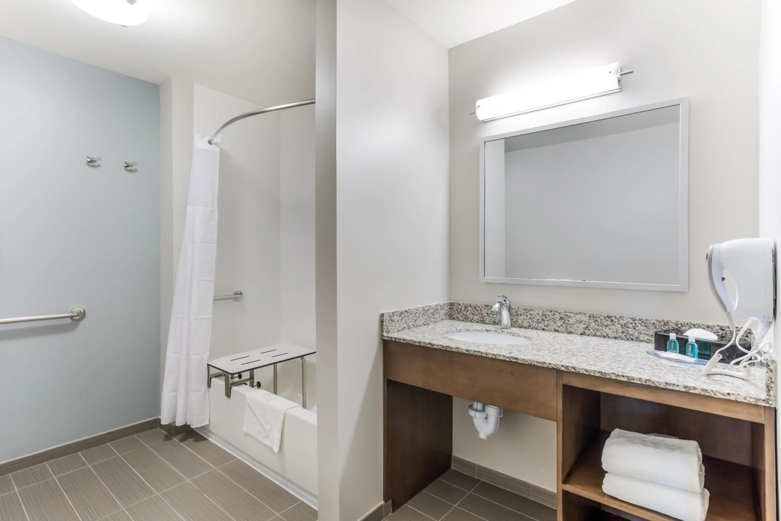 Bathroom in MainStay Suites Murfreesboro