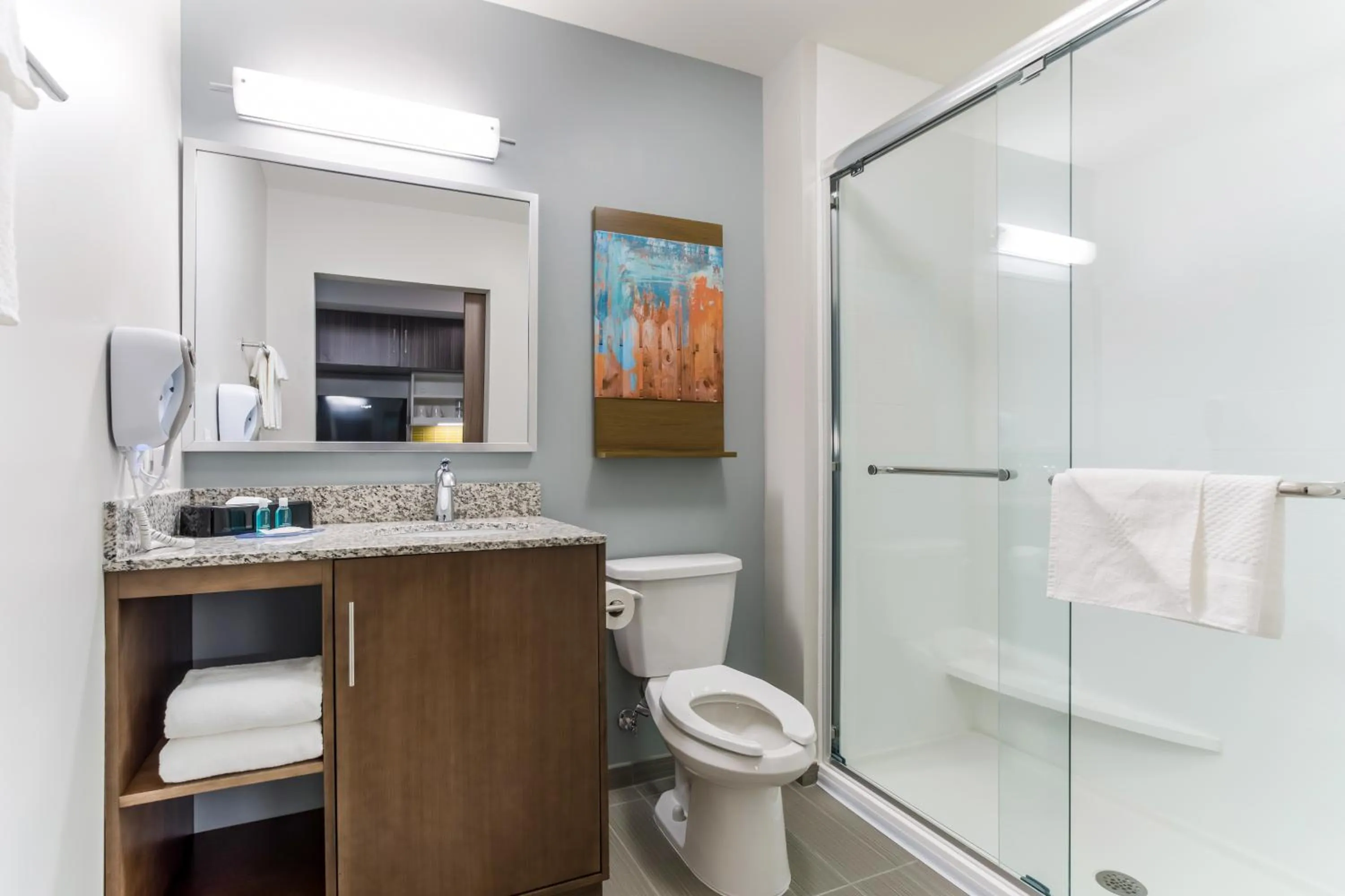 Bathroom in MainStay Suites Murfreesboro