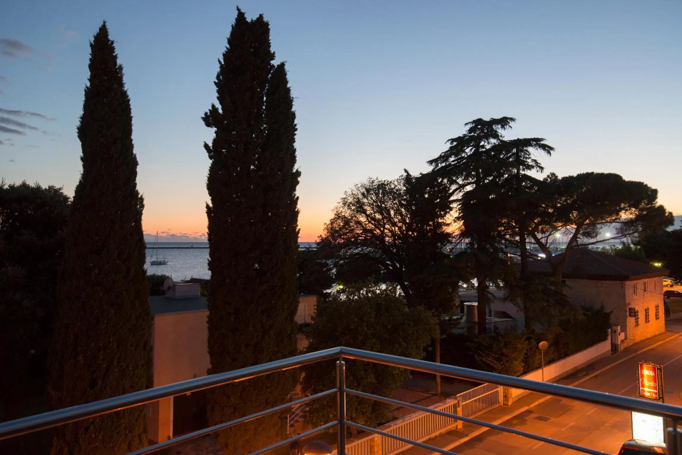 Sea view in Apartments Villa Nona