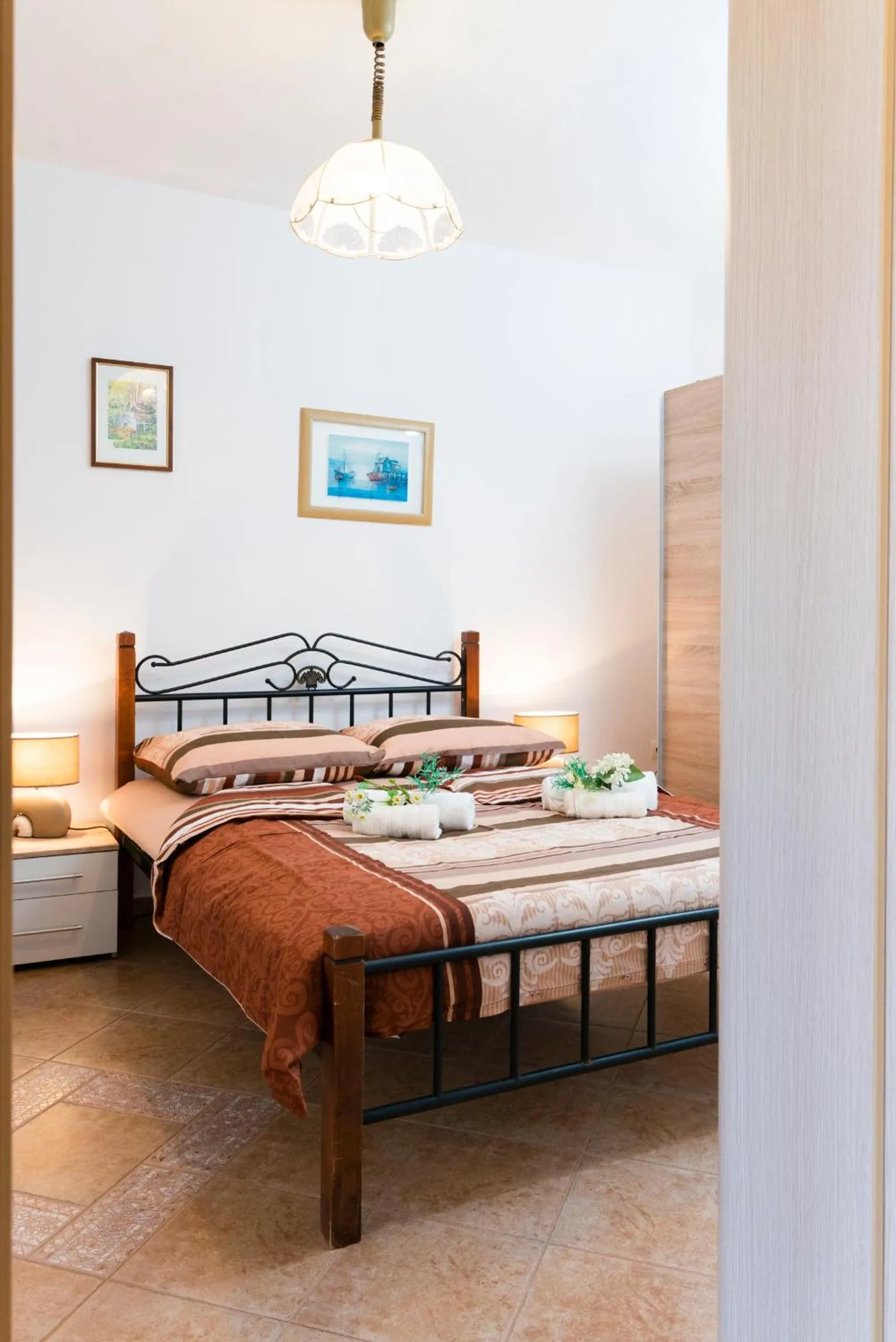 Bedroom, Bed in Apartments Villa Nona