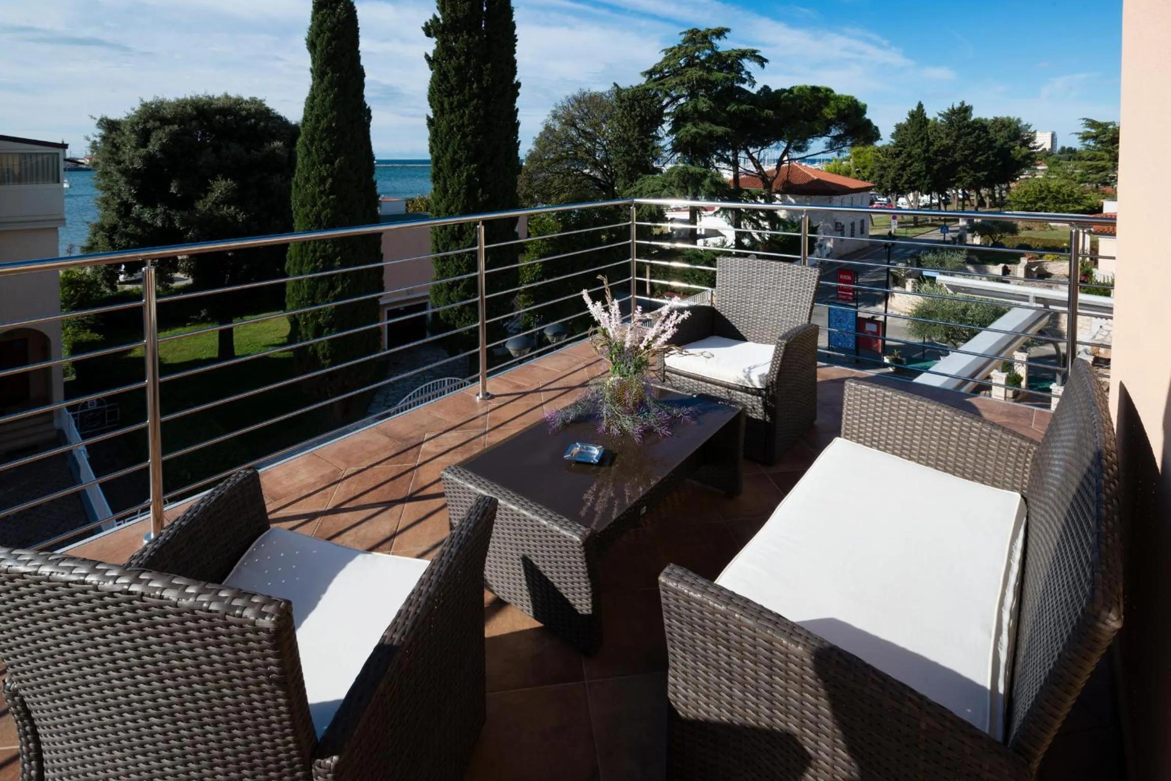 Sea view in Apartments Villa Nona