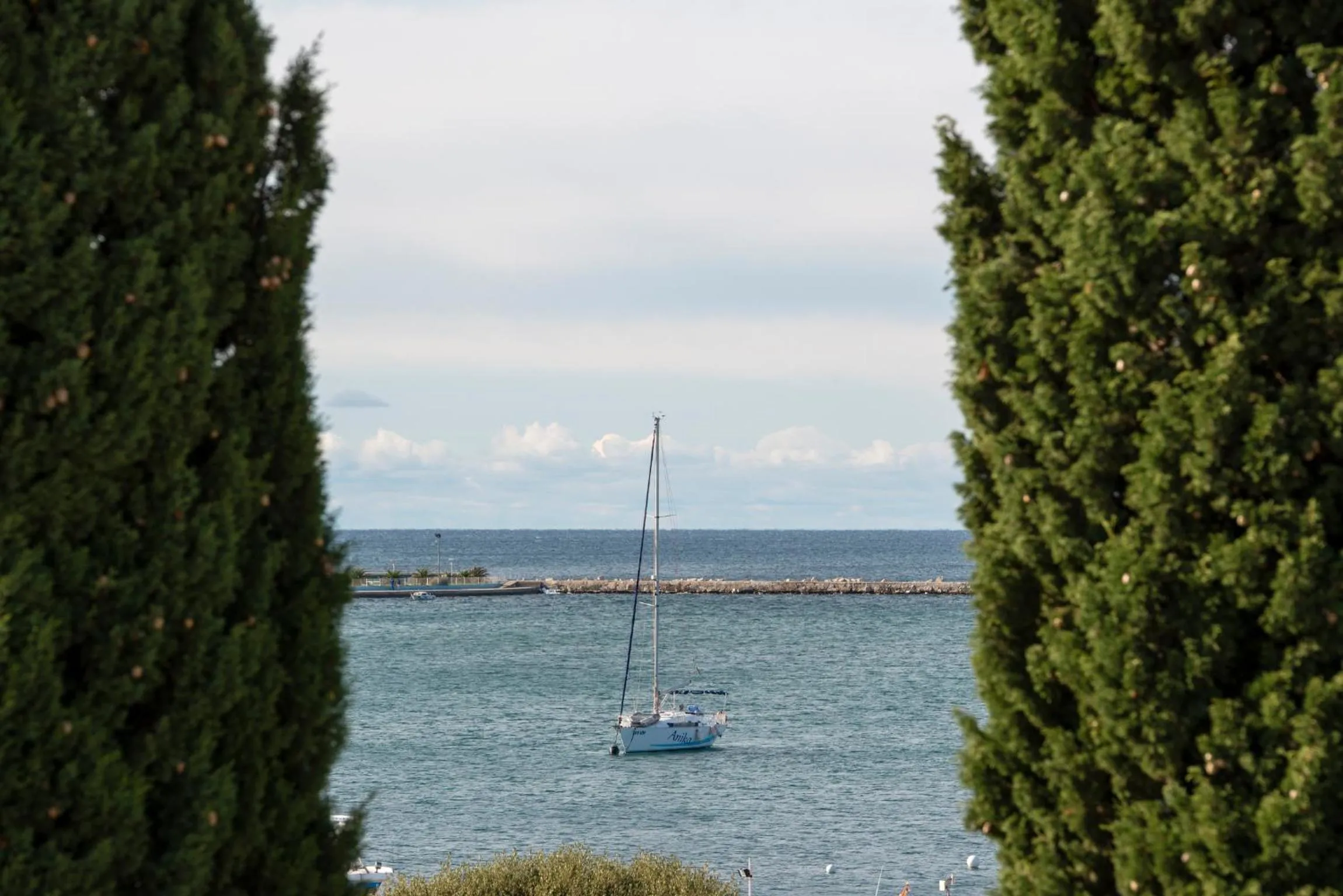 Sea view in Apartments Villa Nona