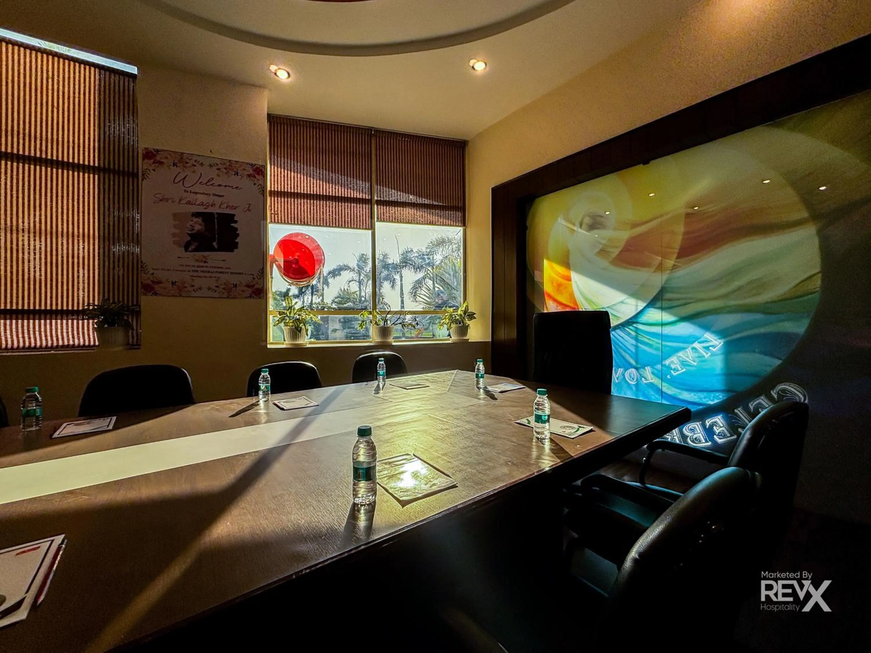 Meeting/conference room in The Neeraj River Forest Resort Ayurvedic Wellness Center
