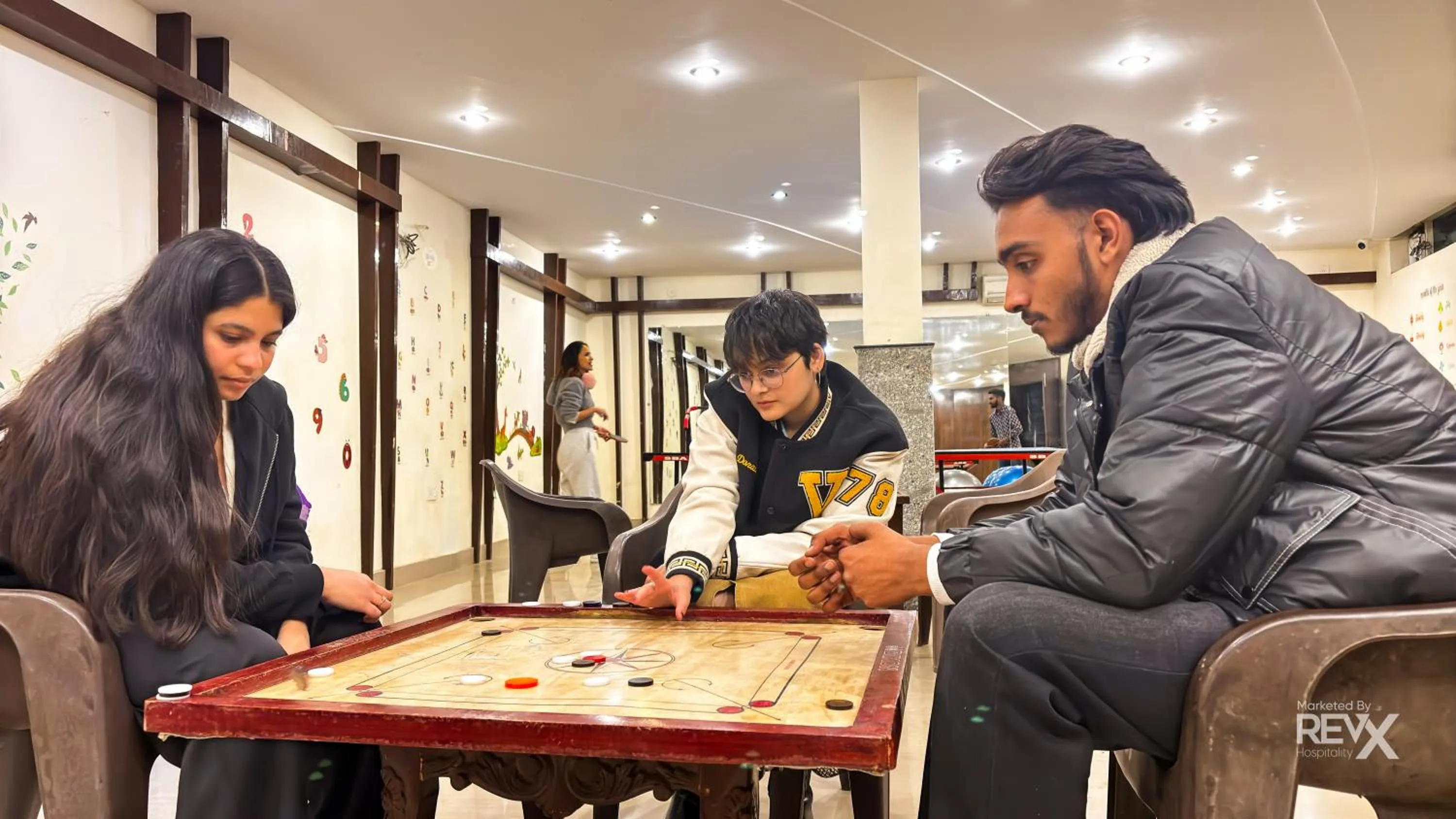 group of guests in The Neeraj River Forest Resort Ayurvedic Wellness Center