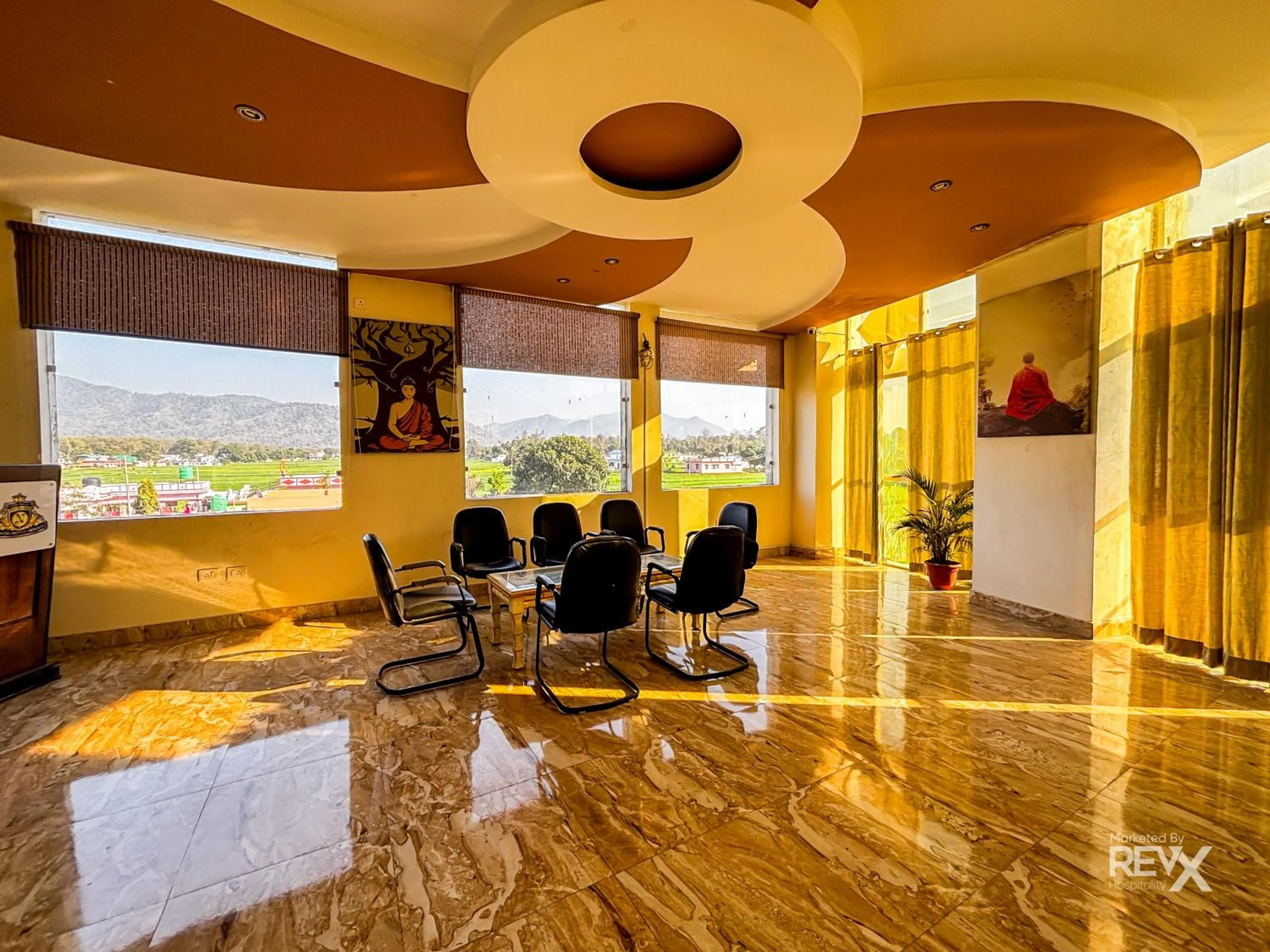 Living room in The Neeraj River Forest Resort Ayurvedic Wellness Center