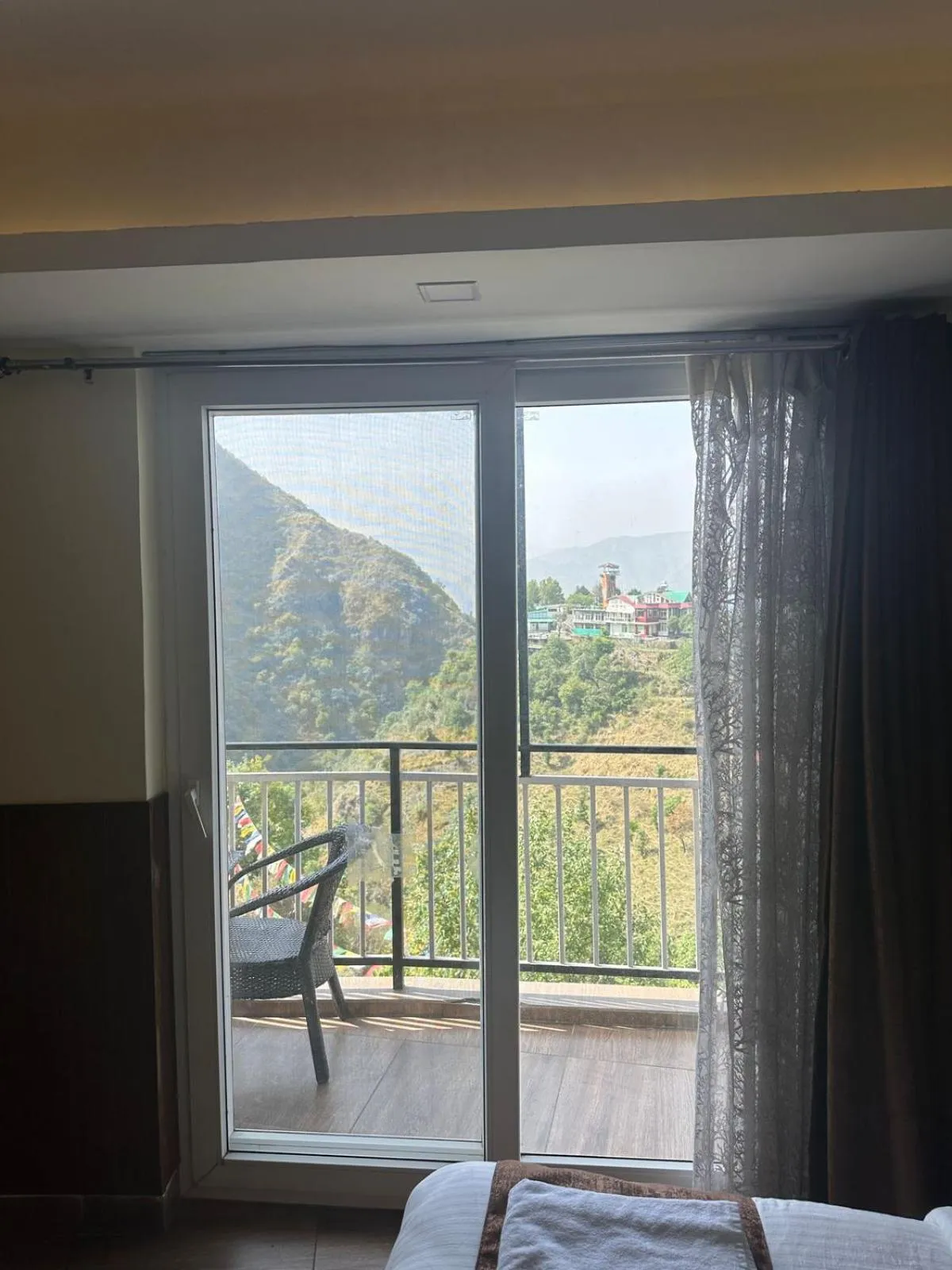 View (from property/room), Bed in Icebergs Mussoorie - A Boutique stay and 24 hrs roof top cafe
