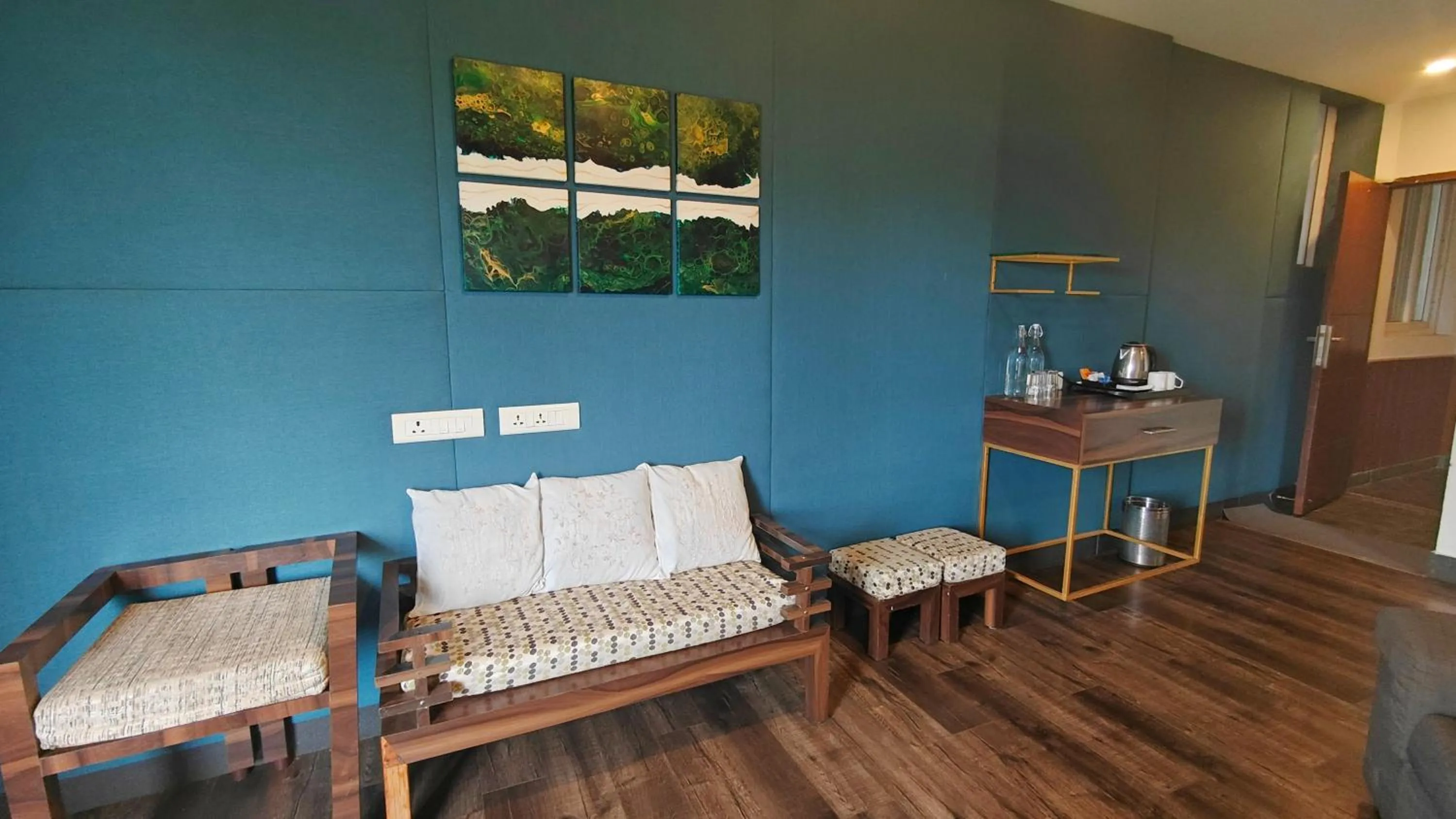 Seating area in Yantra Resort, Ooty