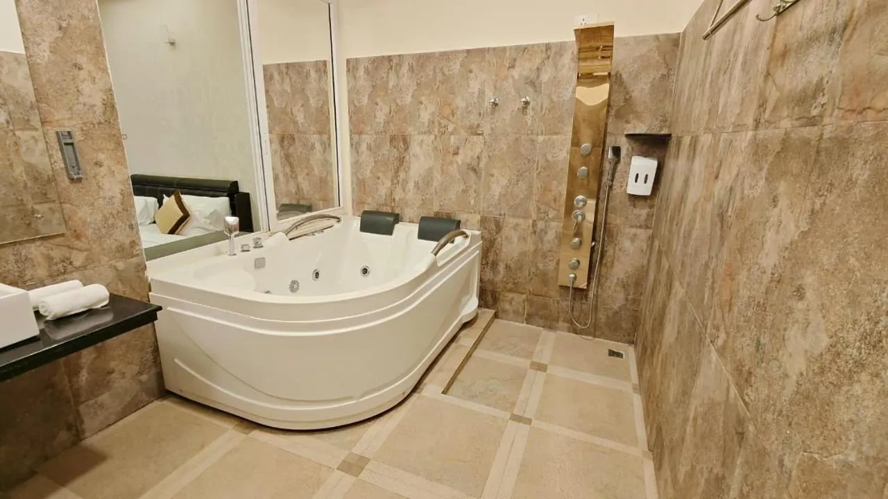 Pool view in Yantra Resort, Ooty