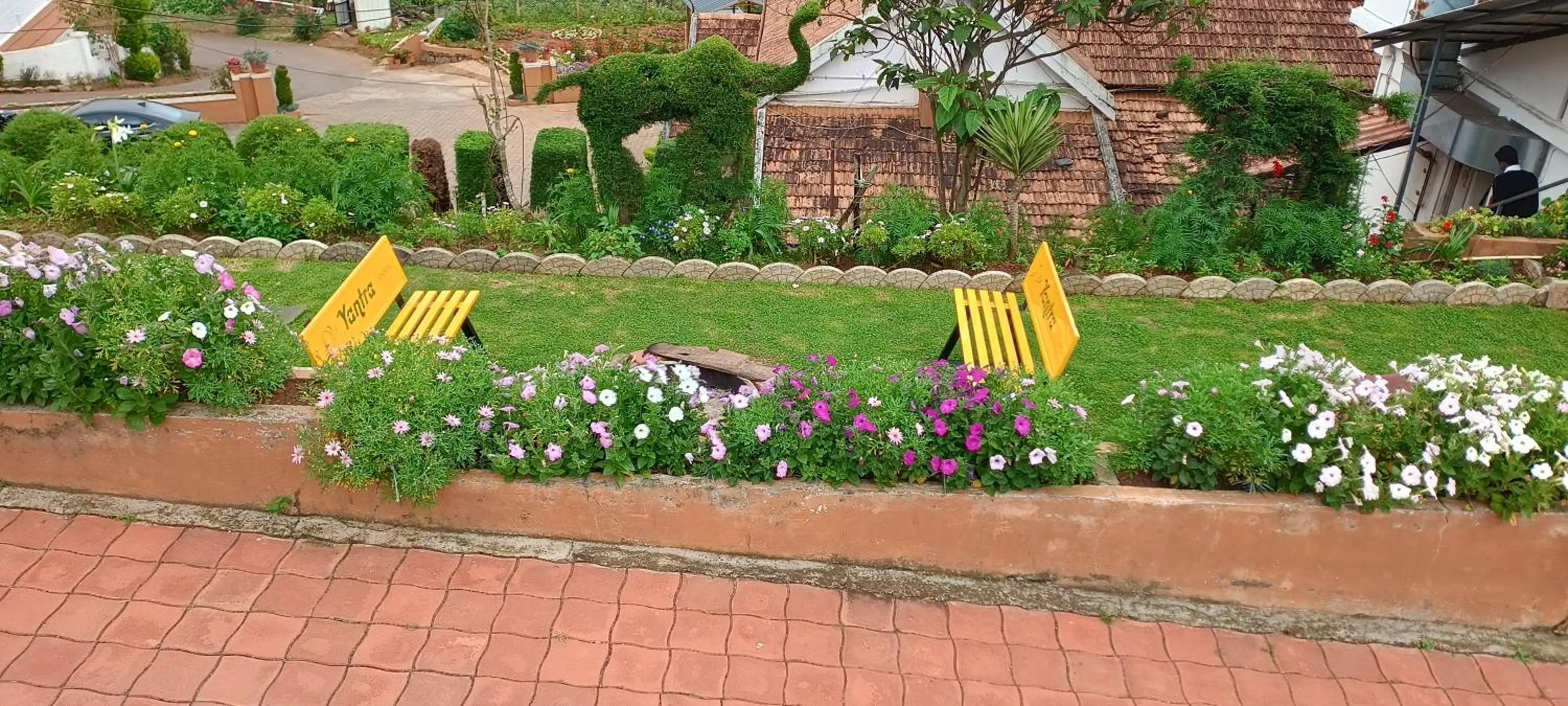 Garden in Yantra Resort, Ooty
