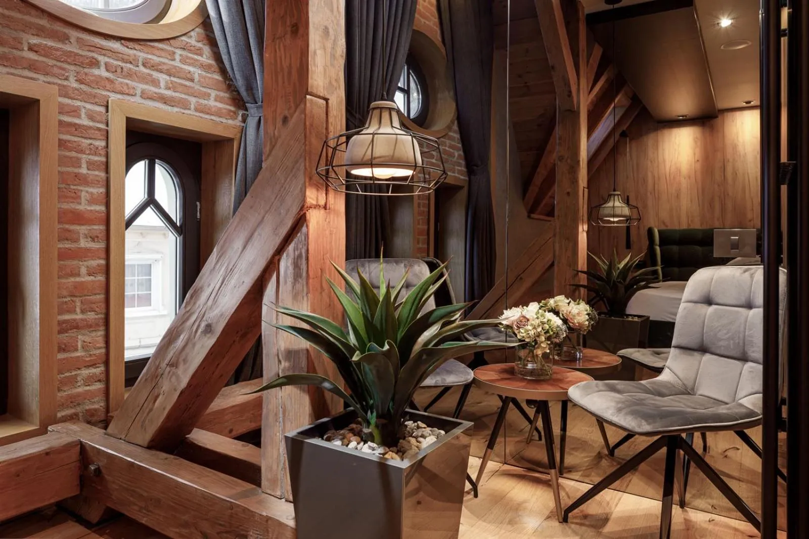 Seating area in SCHUSTER Boarding House