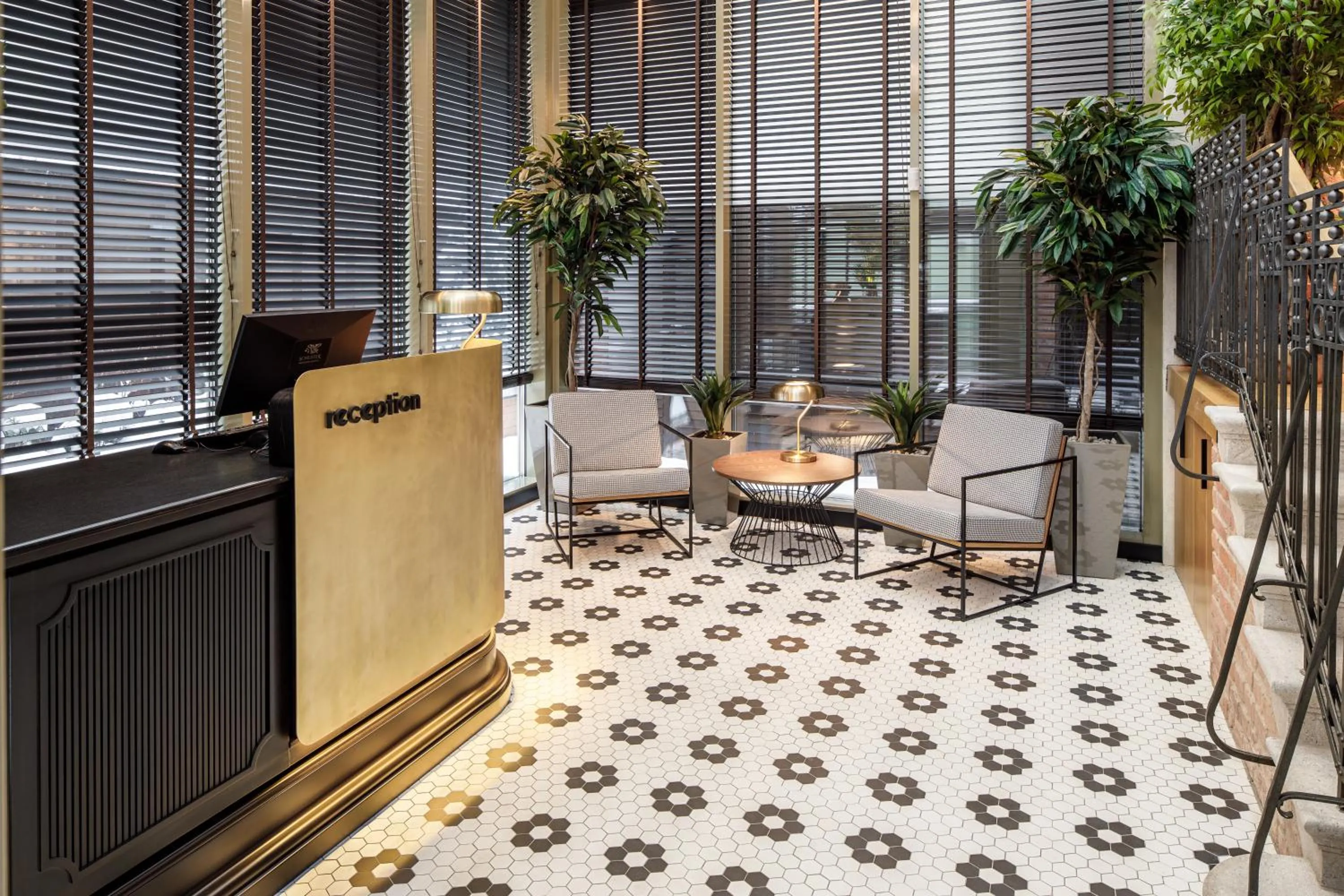 Lobby or reception in SCHUSTER Boarding House