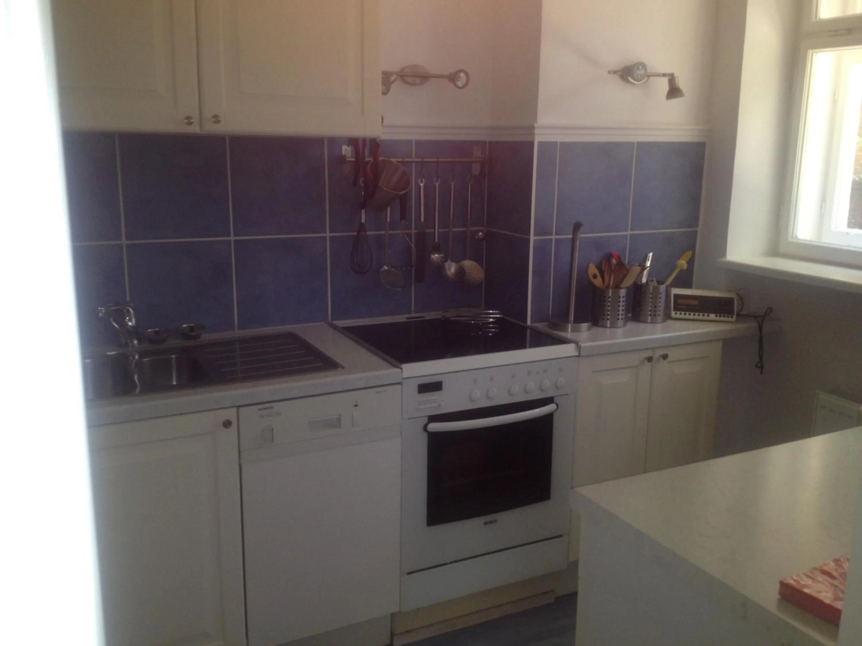 Kitchen or kitchenette in Exquisites Gartenapartment in eleganter Jugendstilvilla