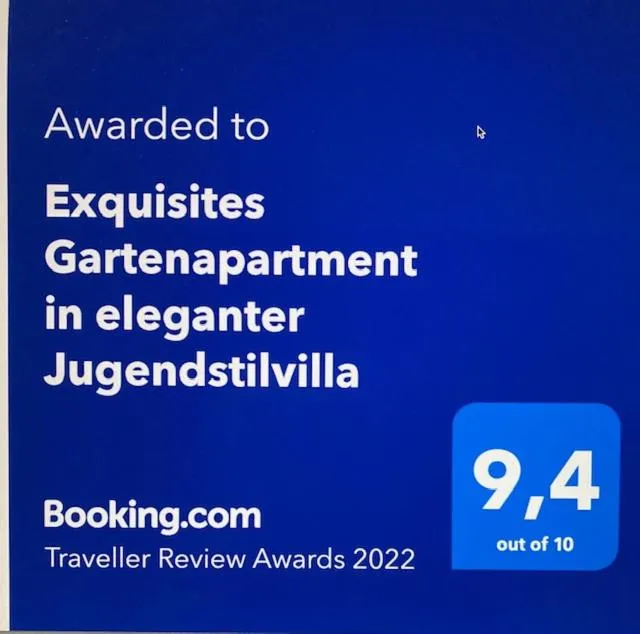Exquisites Gartenapartment in eleganter Jugendstilvilla