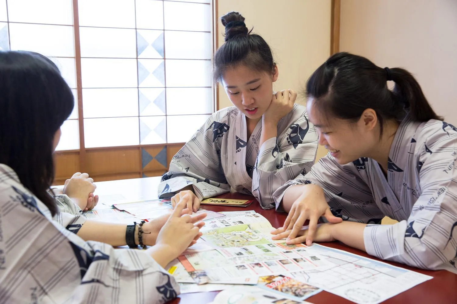 group of guests in Hotel New Tsuruta