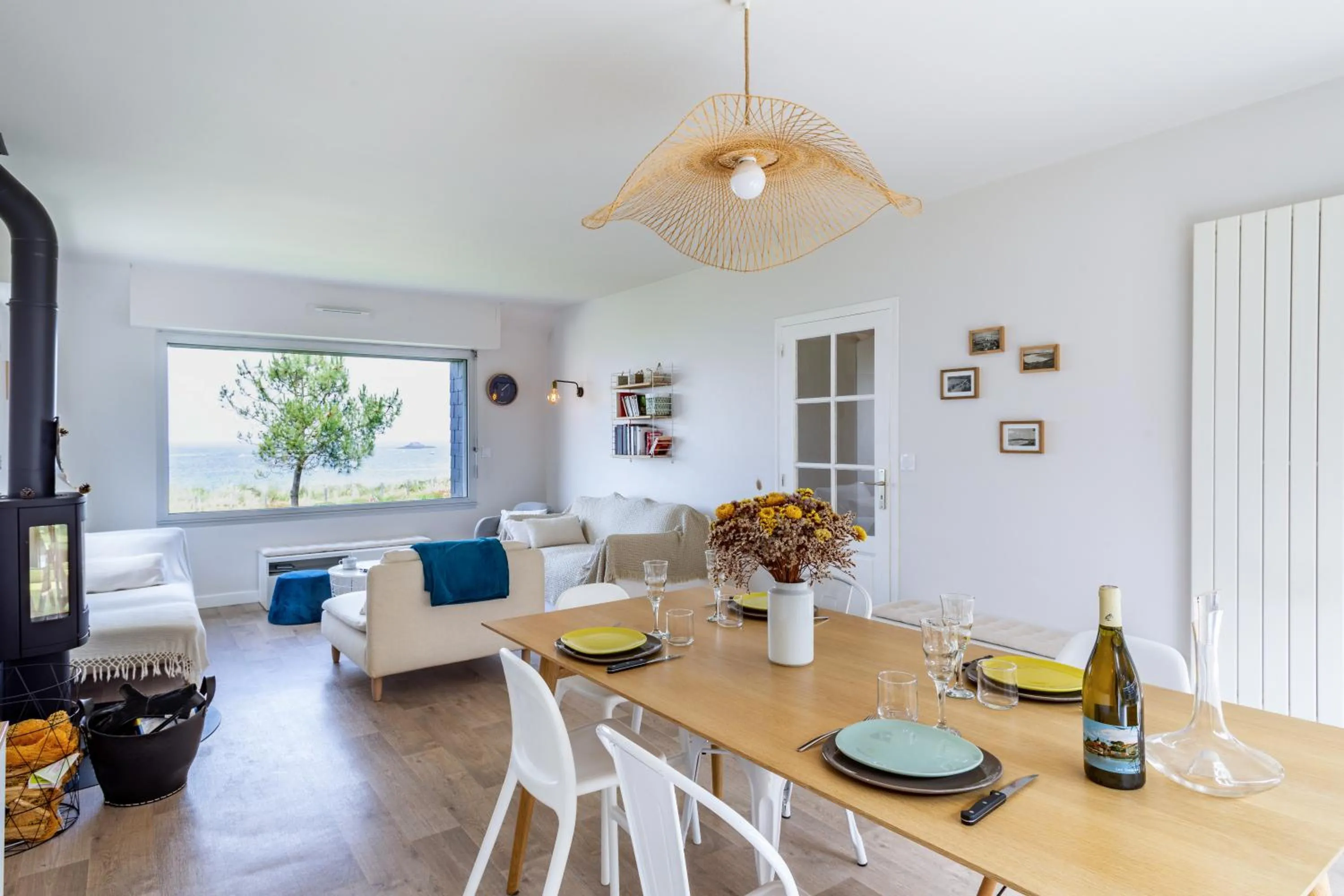 Living room in Villa Sterne - maison vue mer exceptionnelle - Fréhel