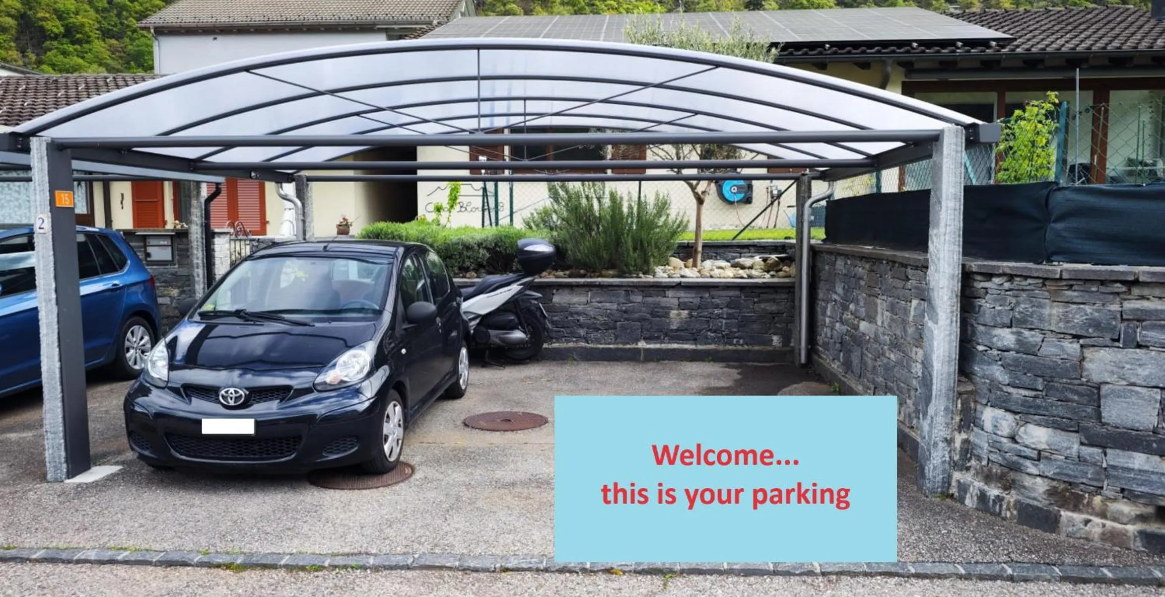 Parking in Casa Blouberg