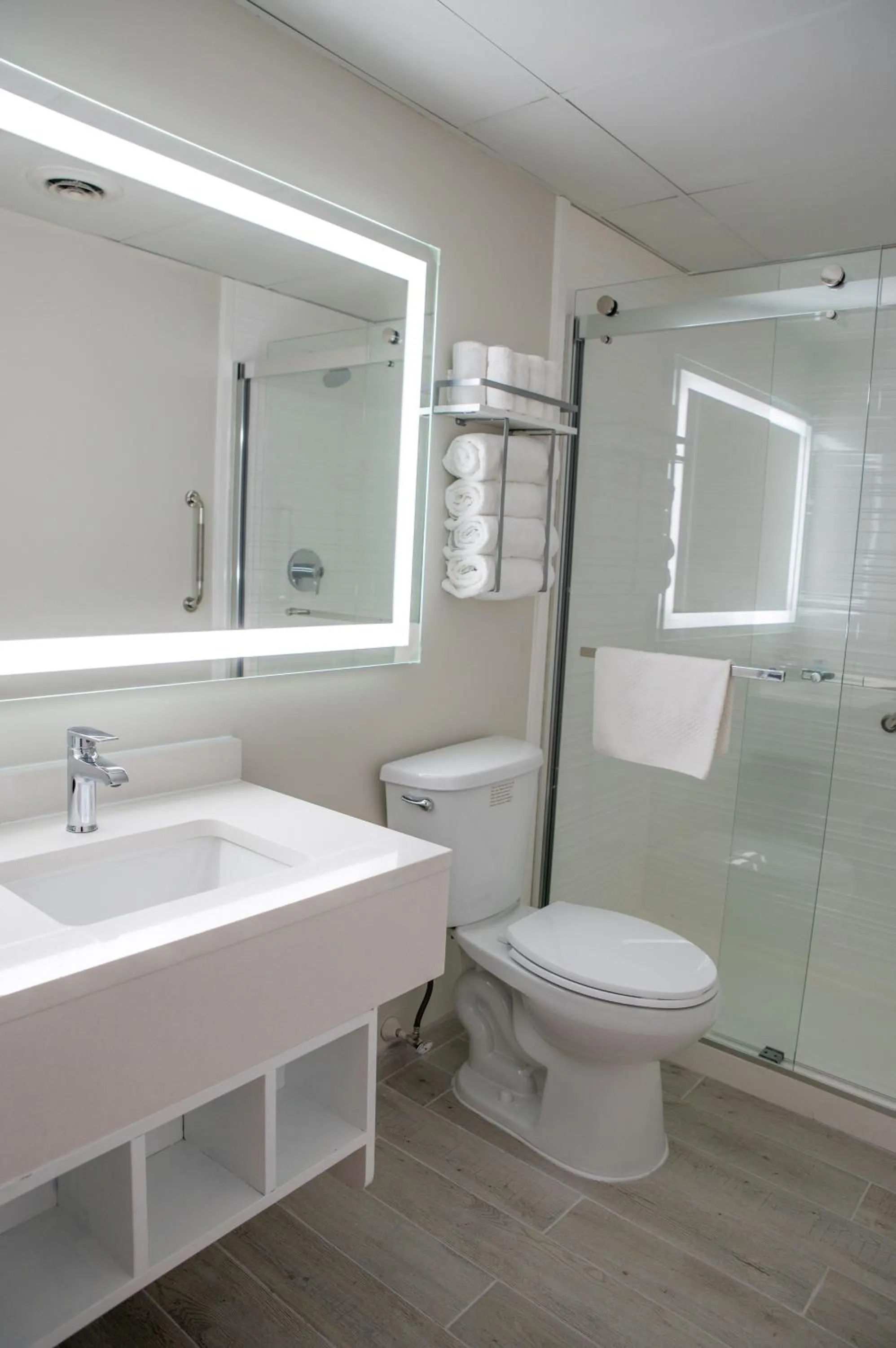 Shower in Heritage House Inn on Cape Cod, an Ascend Collection Hotel